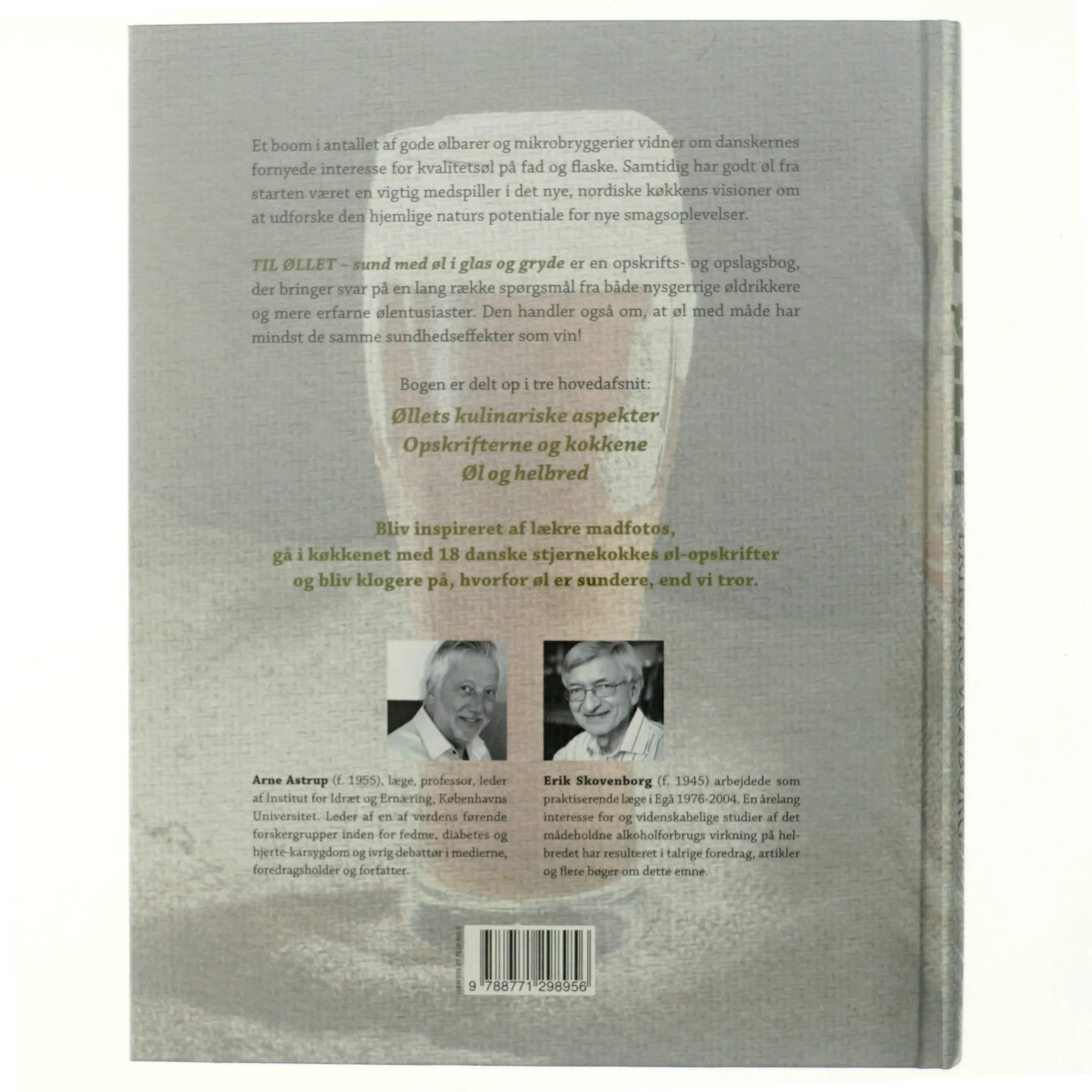 Til øllet : sund med øl i glas og gryde af Arne Astrup (f. 1955) (Bog)
