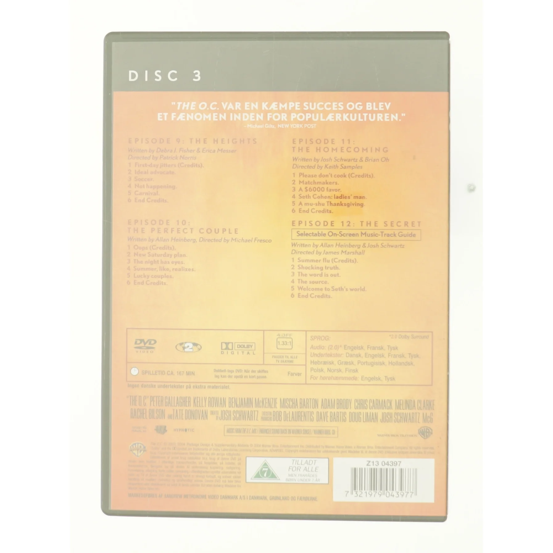 The OC season 1 disc 3 fra DVD
