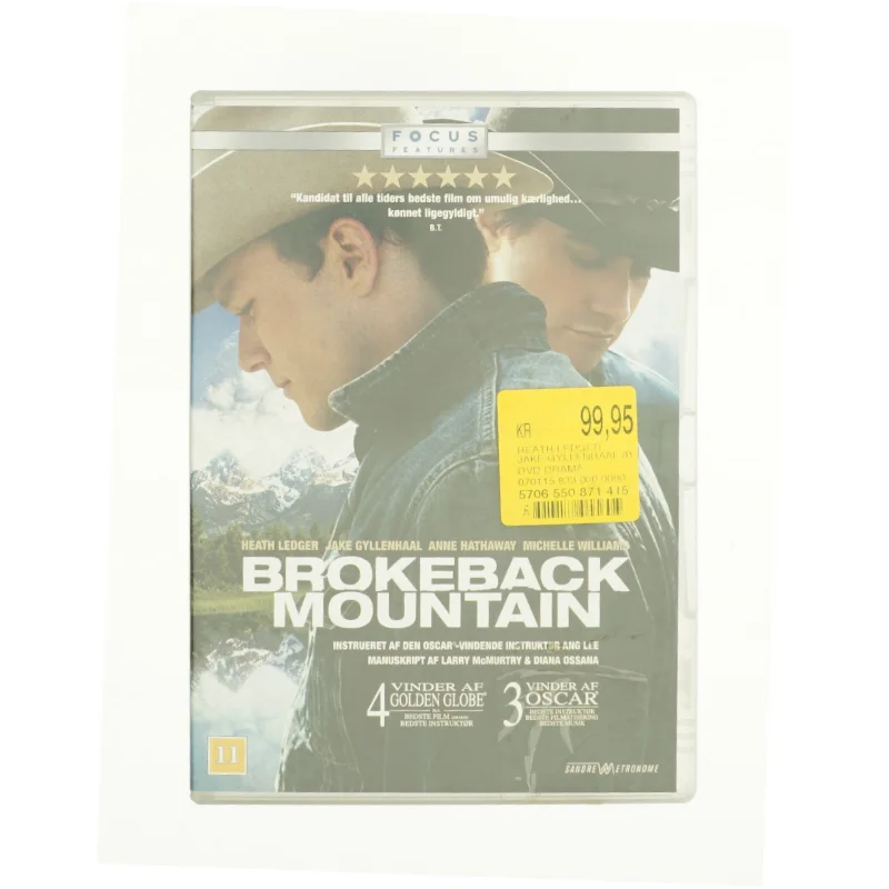 Brokeback Mountain* fra DVD