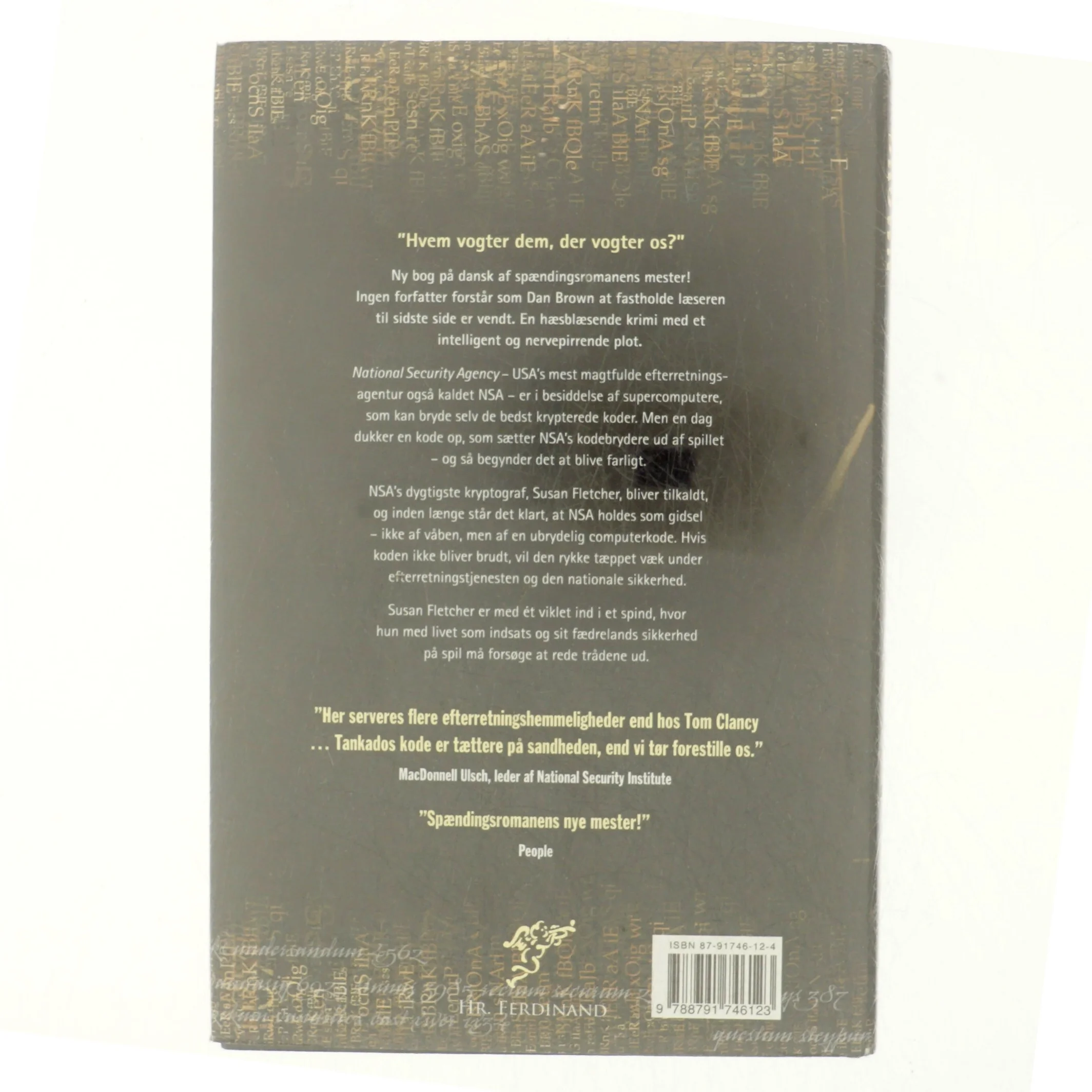 Tankados kode af Dan Brown (Bog)