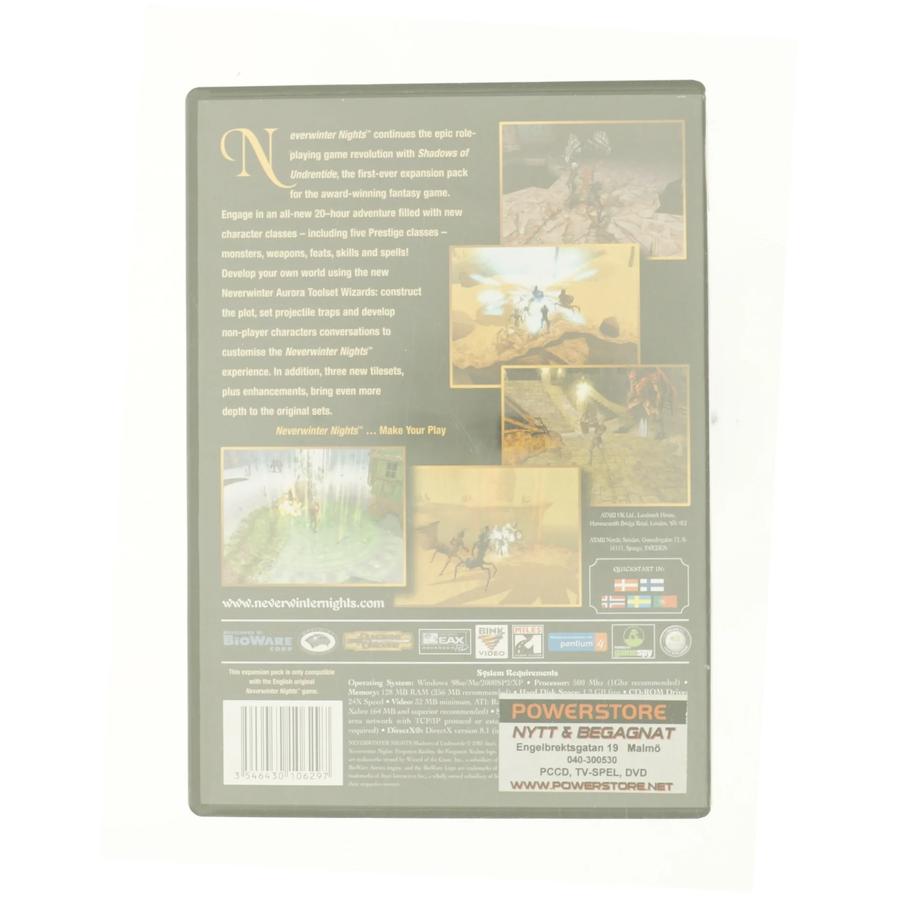 Shadows of Undrentide fra DVD