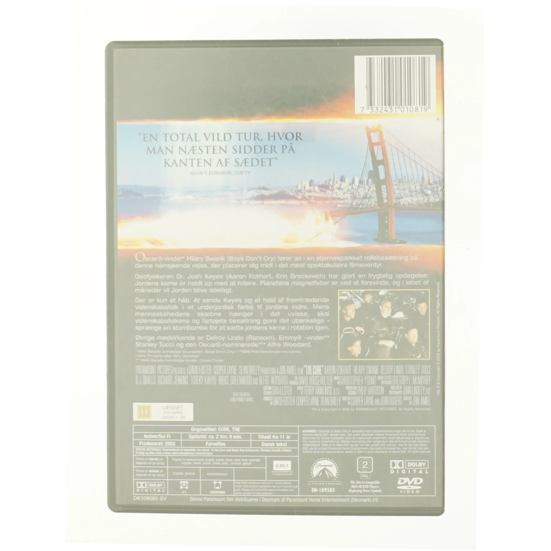 The Core fra DVD