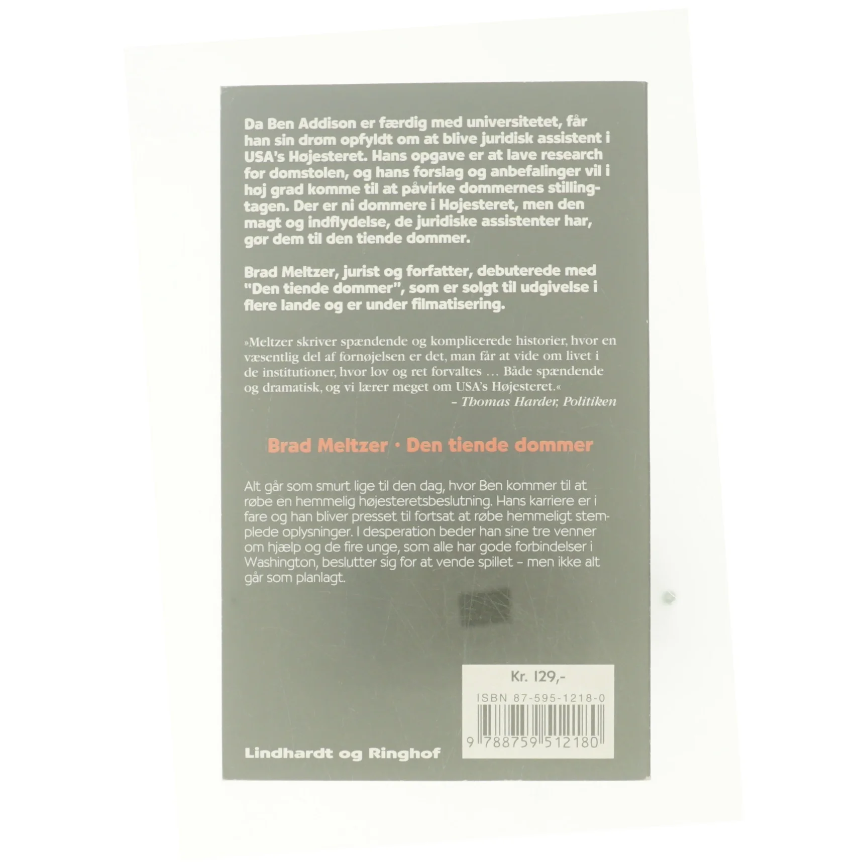 Den tiende dommer af Brad Meltzer (Bog)