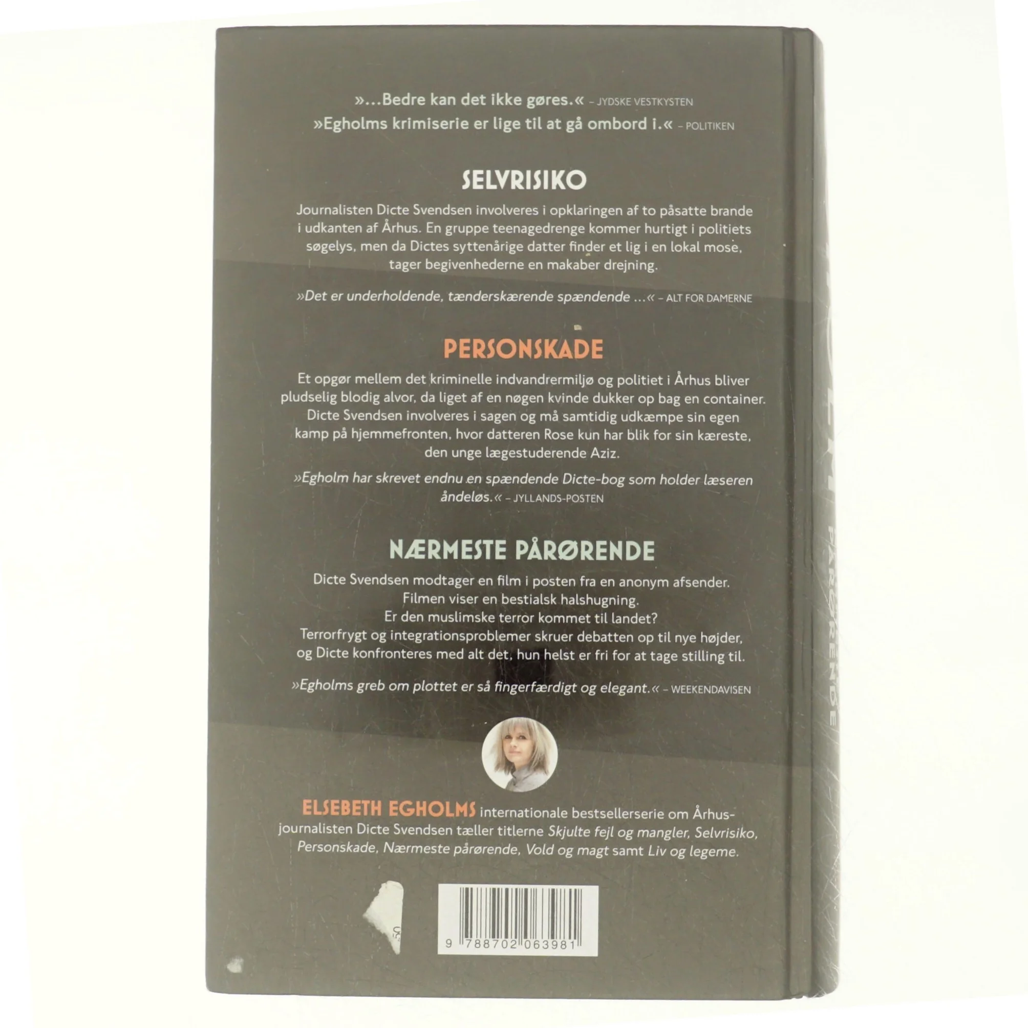 Selvrisiko : Personskade : Nærmeste pårørende af Elsebeth Egholm (Bog)