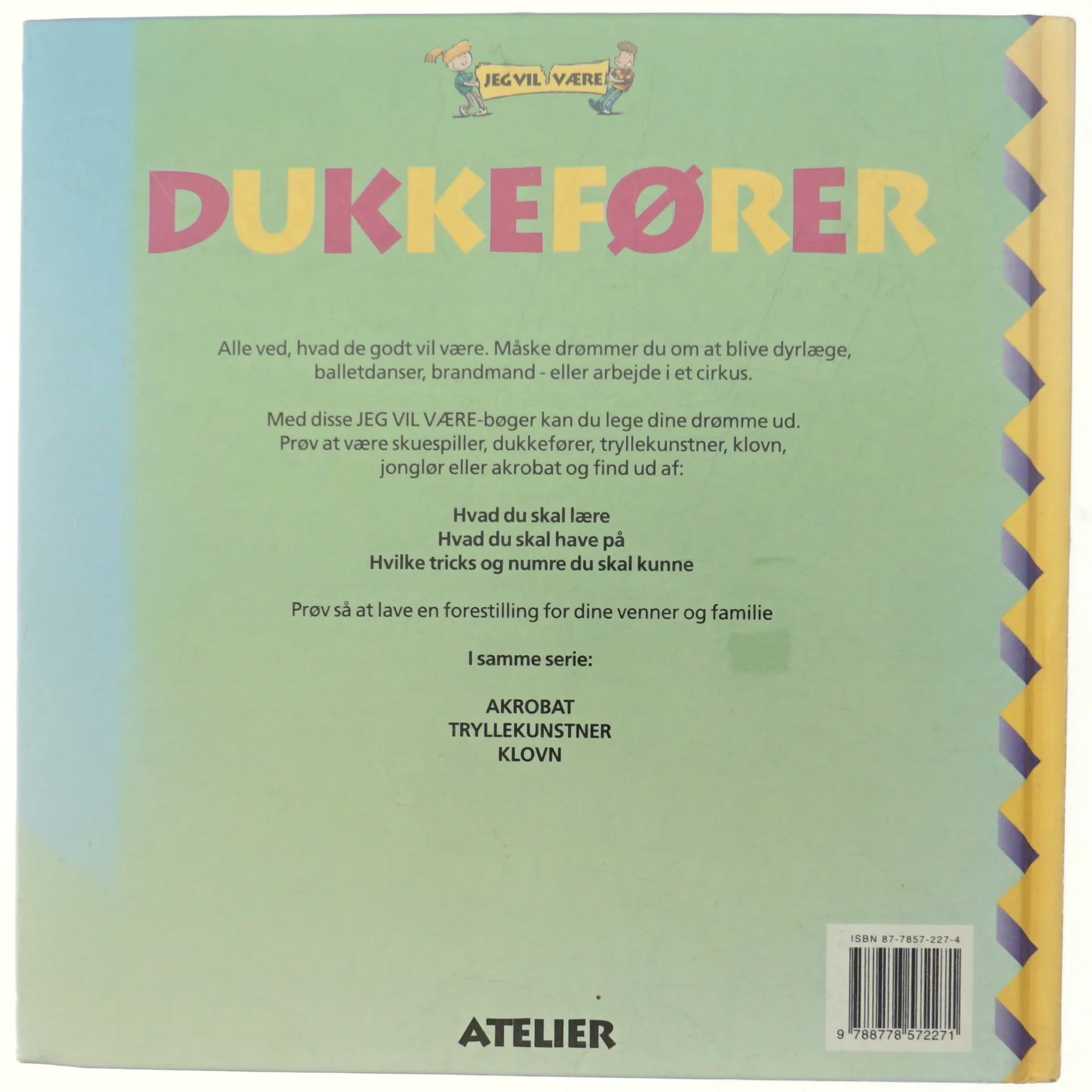 Jeg vil være dukkefører (Bog)