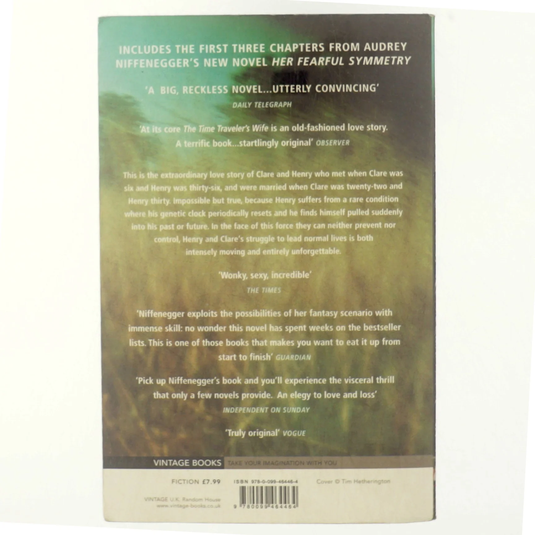 The Time Traveler's Wife af Audrey Niffenegger (Bog)