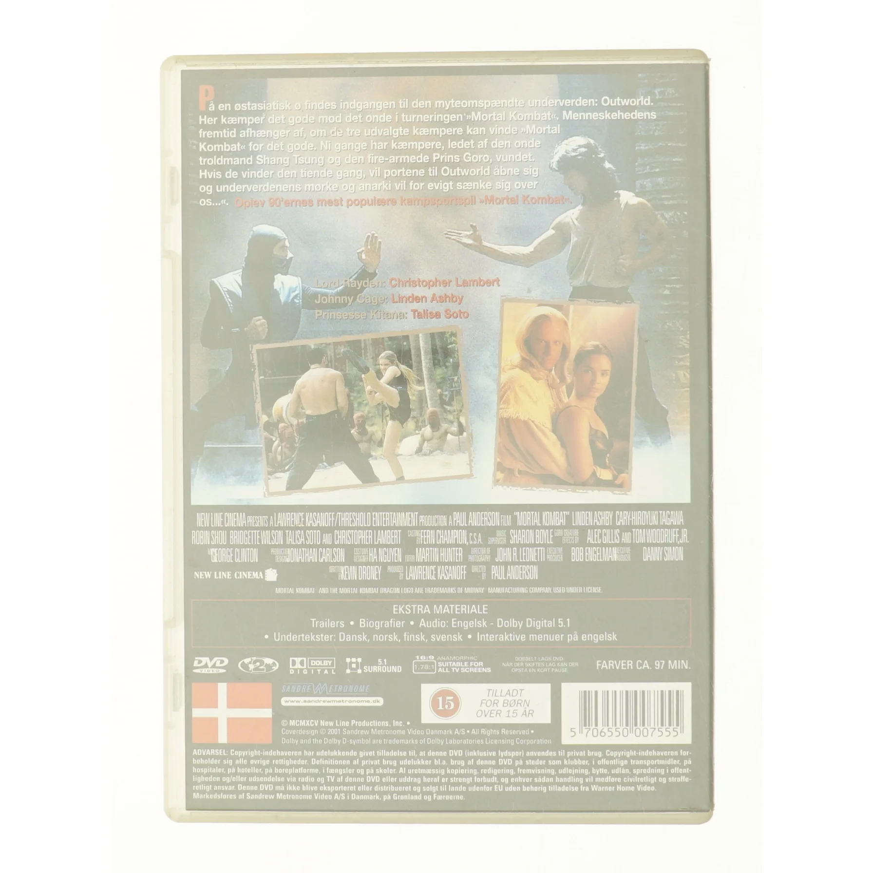 Mortal kombat fra DVD