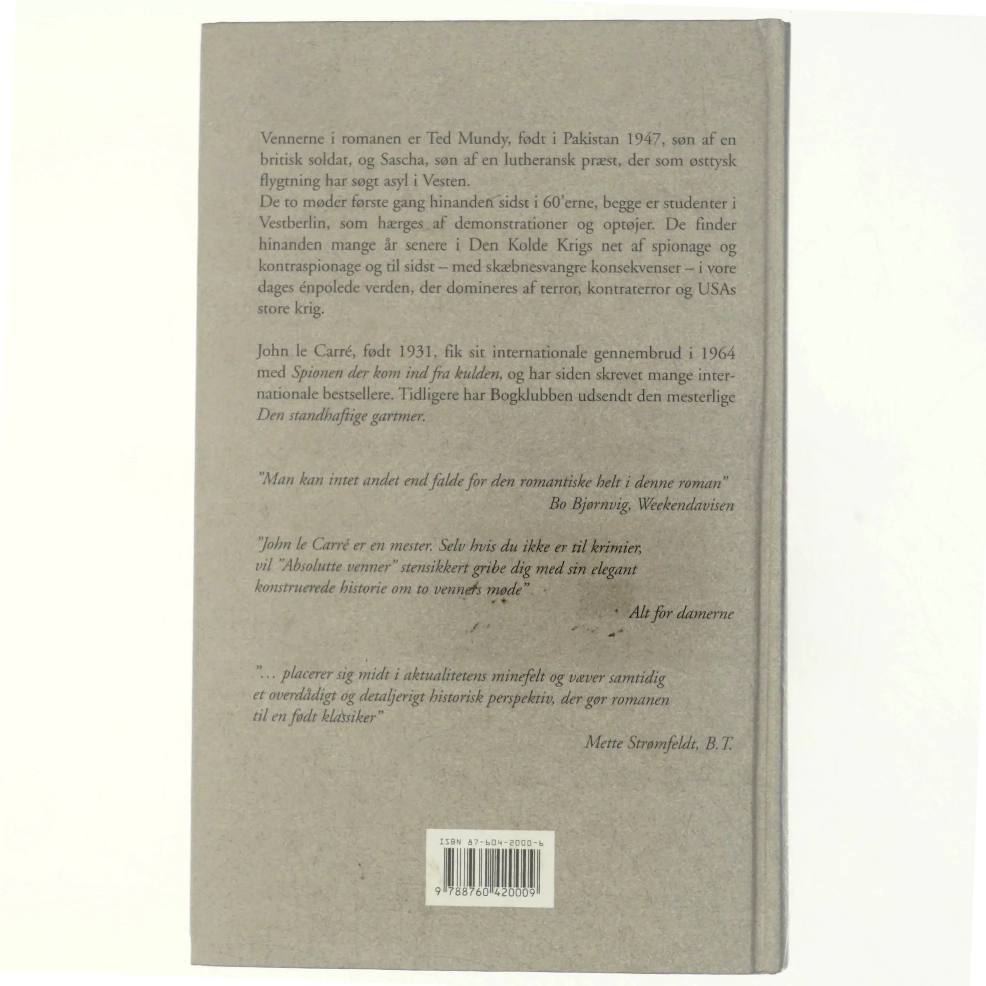 Absolutte venner : roman af John Le Carré (Bog)