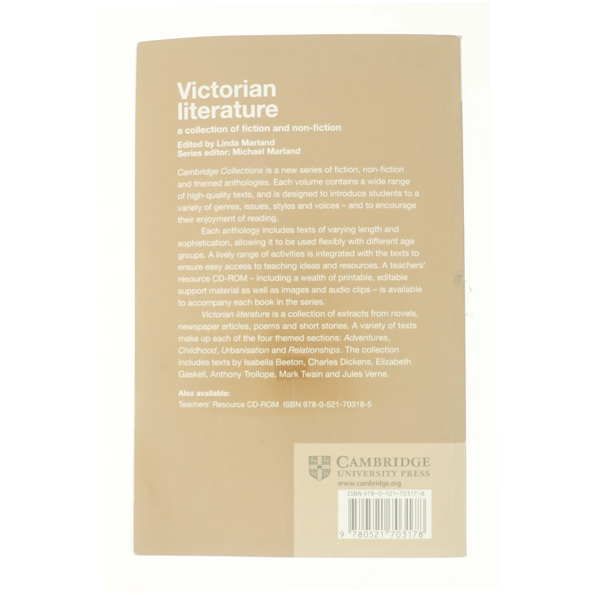 Victorian Literature: a Collection of Fiction and Non-Fiction af Linda Marland (Bog)