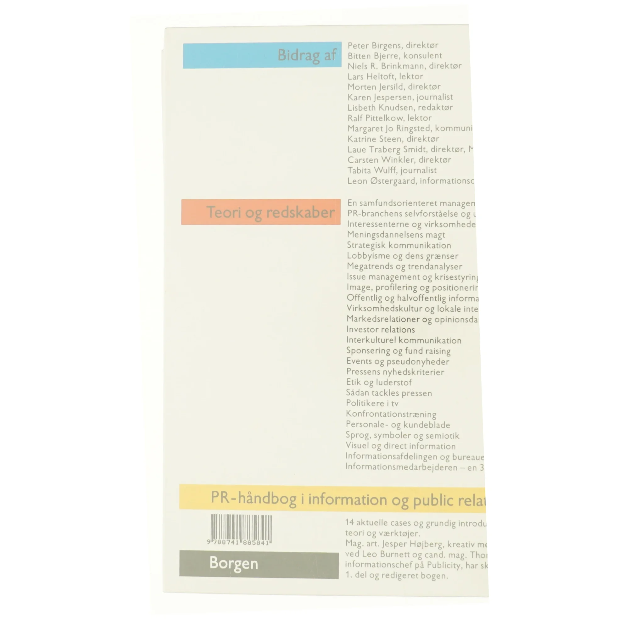 PR håndbog i information og public relations (Bog)