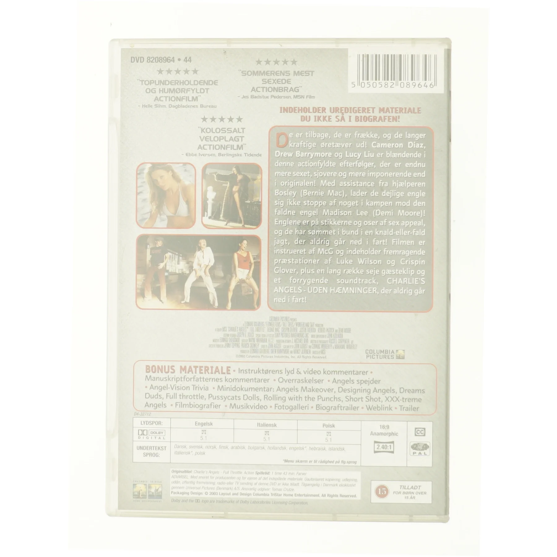 Charlies Angels  fra DVD