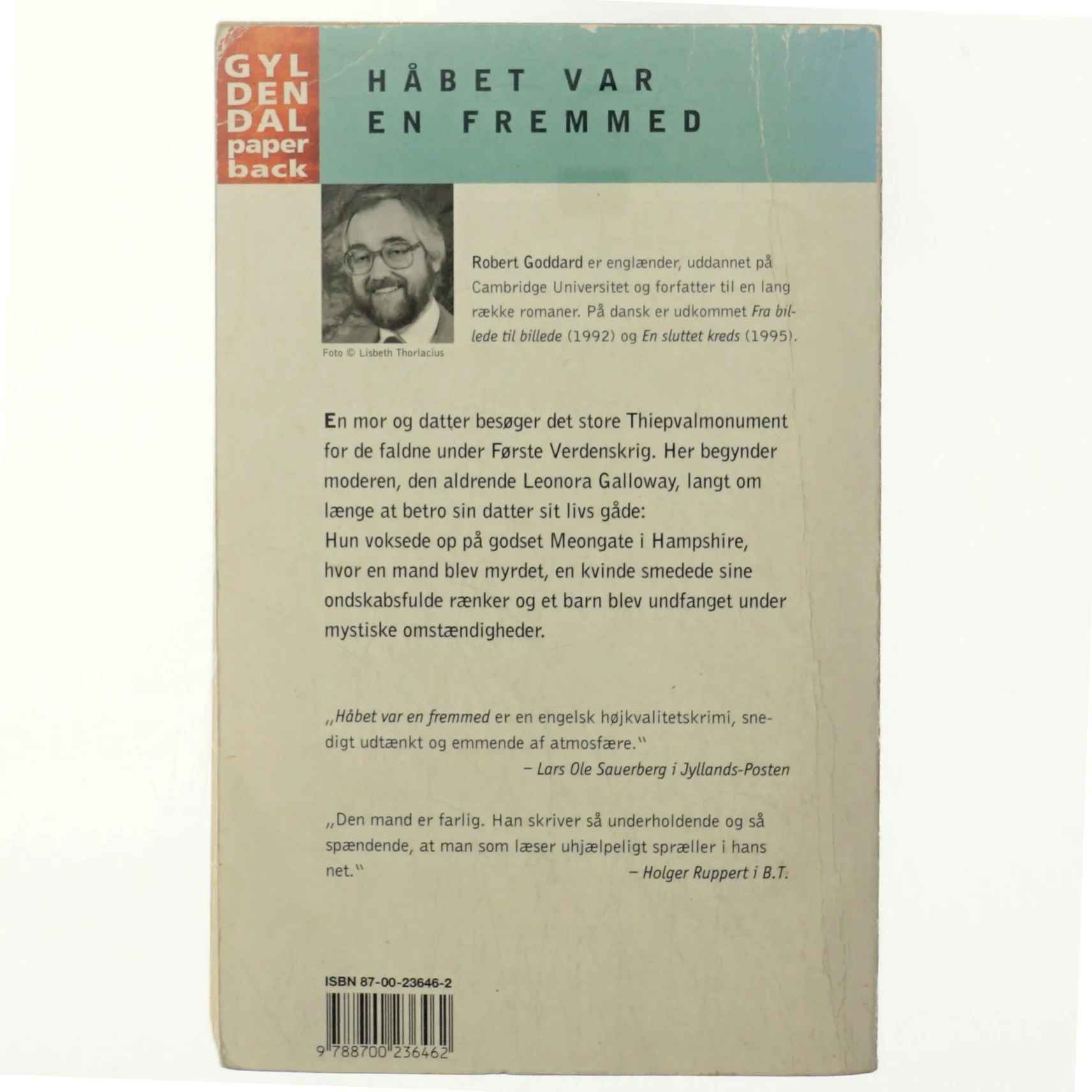 Håbet var en fremmed af Robert Goddard (Bog)