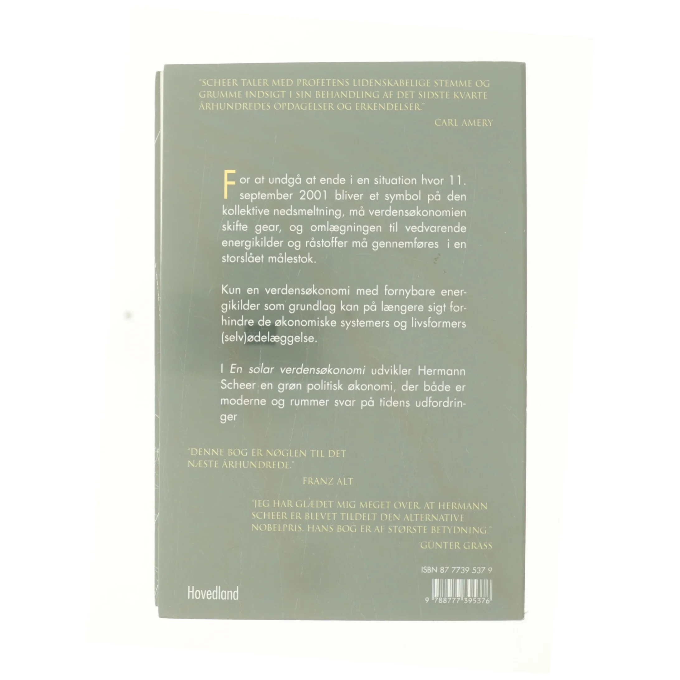 En solar verdensøkonomi af Hermann Scheer (Bog)