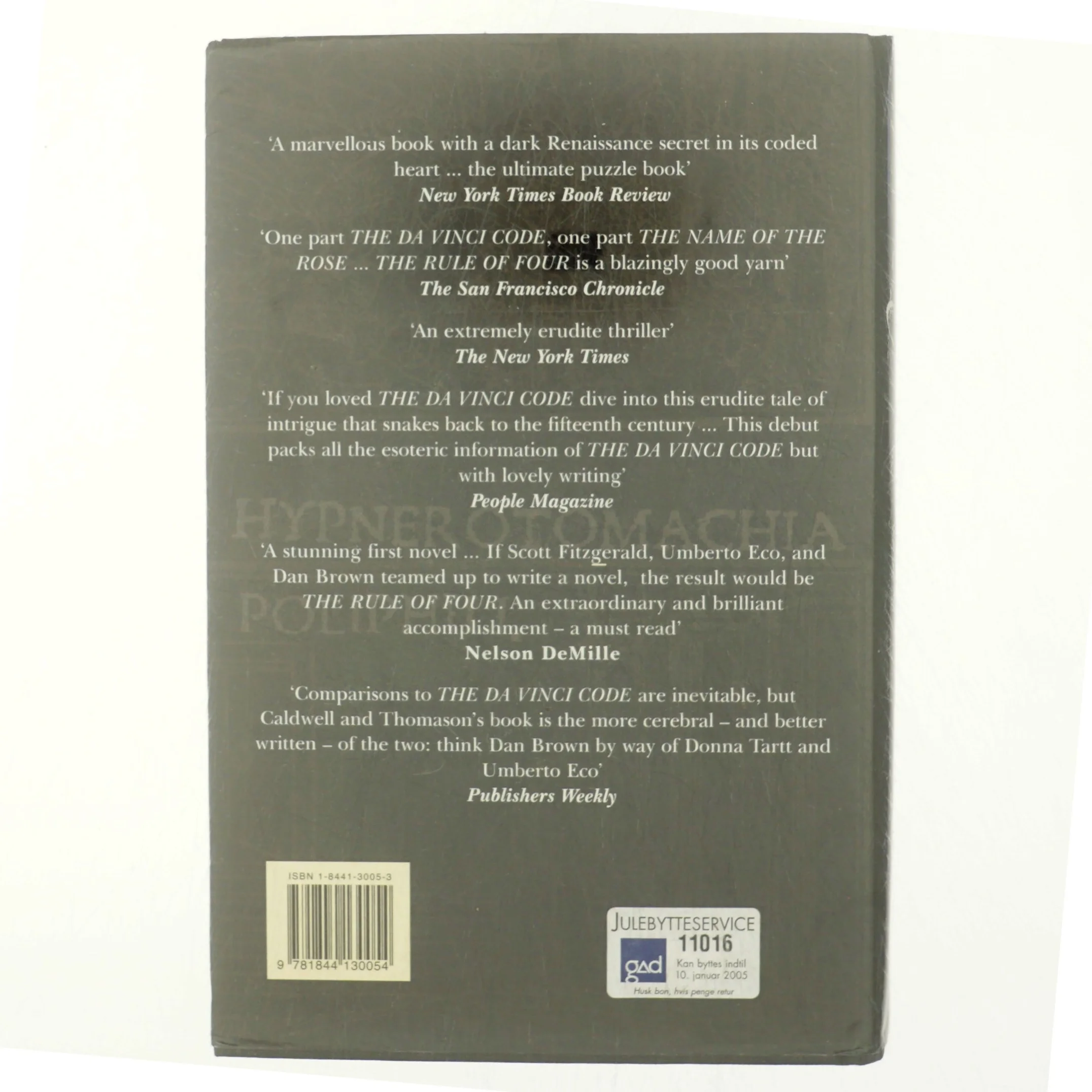 The rule of four (Bog)