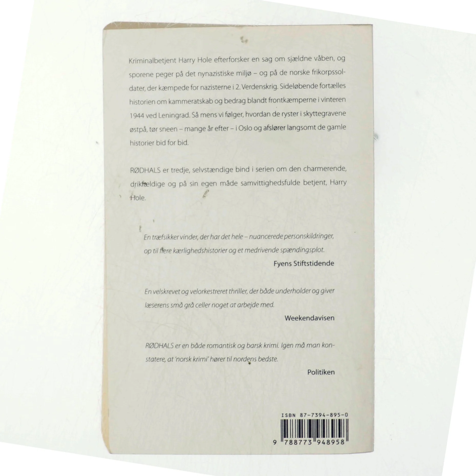 Rødhals af Jo Nesbø (Bog)