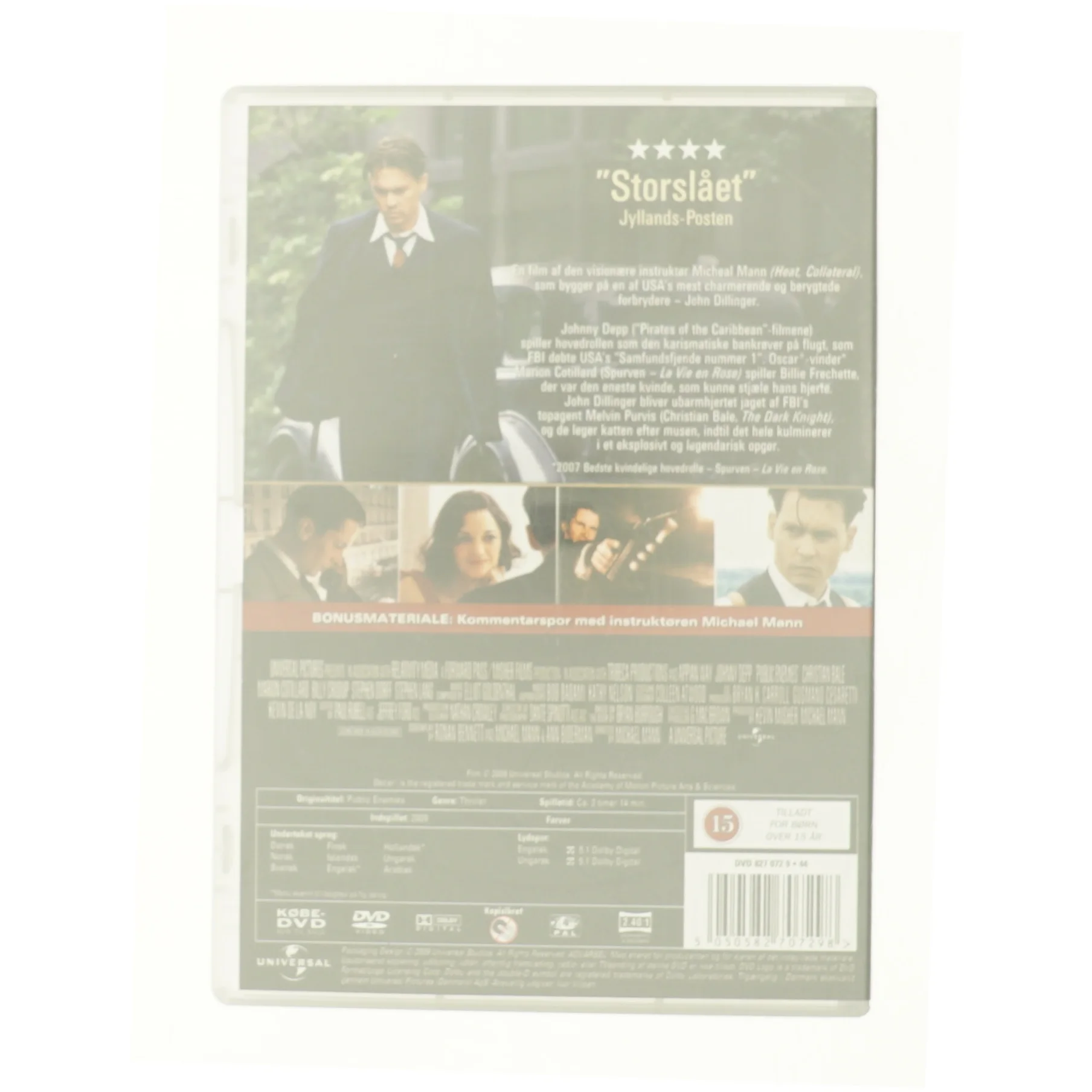 Public Enemies fra DVD