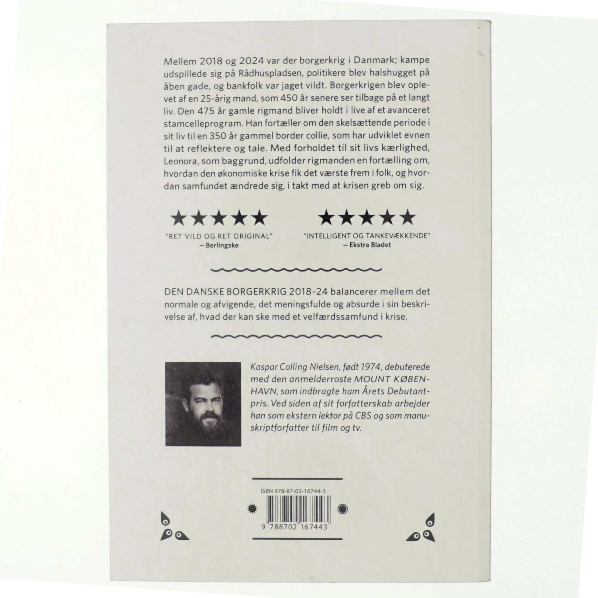 Den danske borgerkrig 2018-24 : roman af Kaspar Colling Nielsen (f. 1974) (Bog)