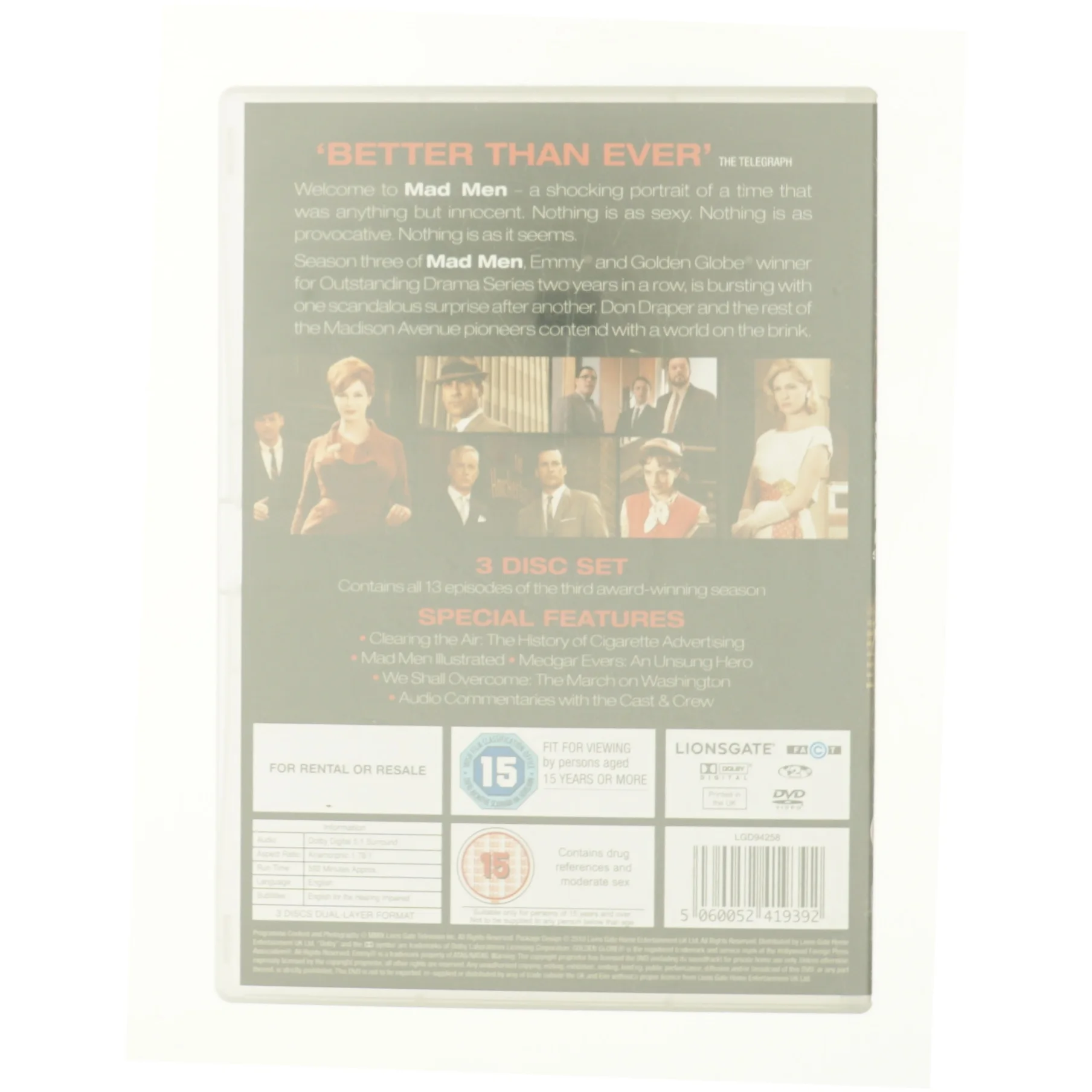 Mad Men - Season 3 fra DVD