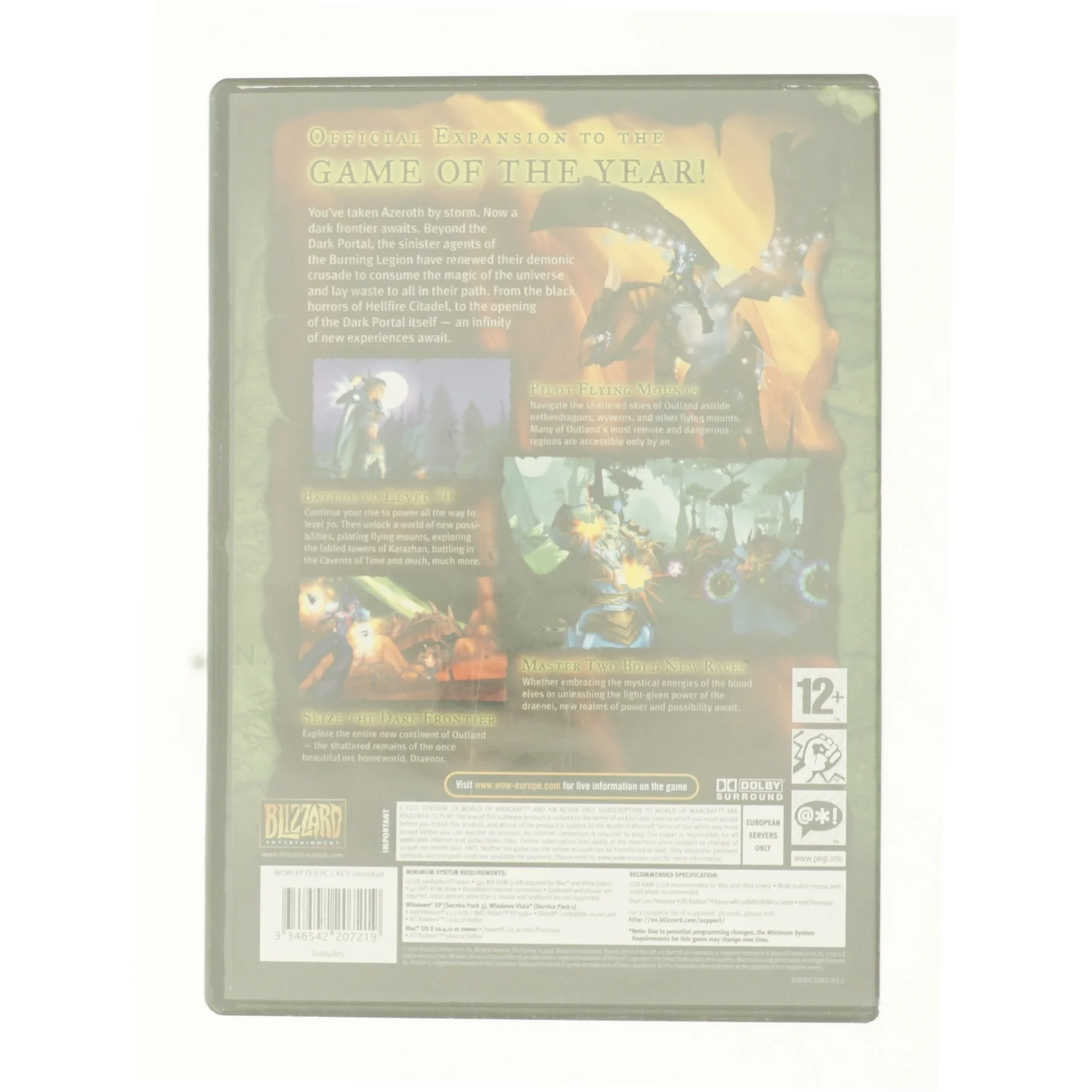 World of Warcraft: Burning Crusade fra DVD