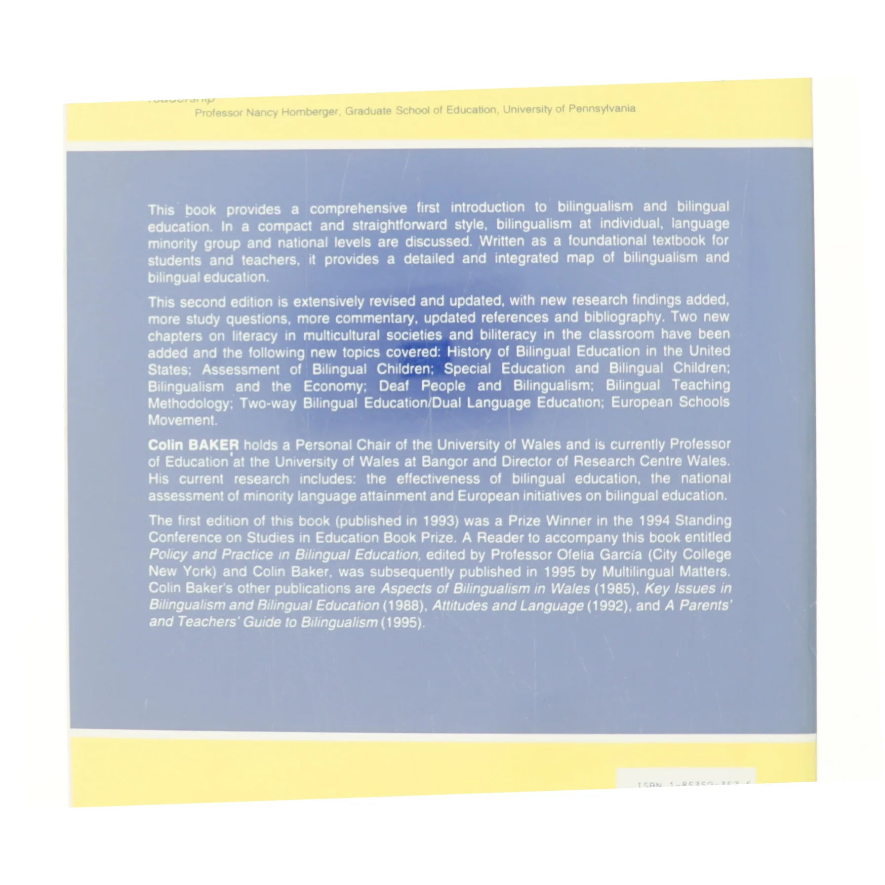 Foundations of Bilingual Education and Bilingualism by Colin Baker af Baker, Colin (Bog)