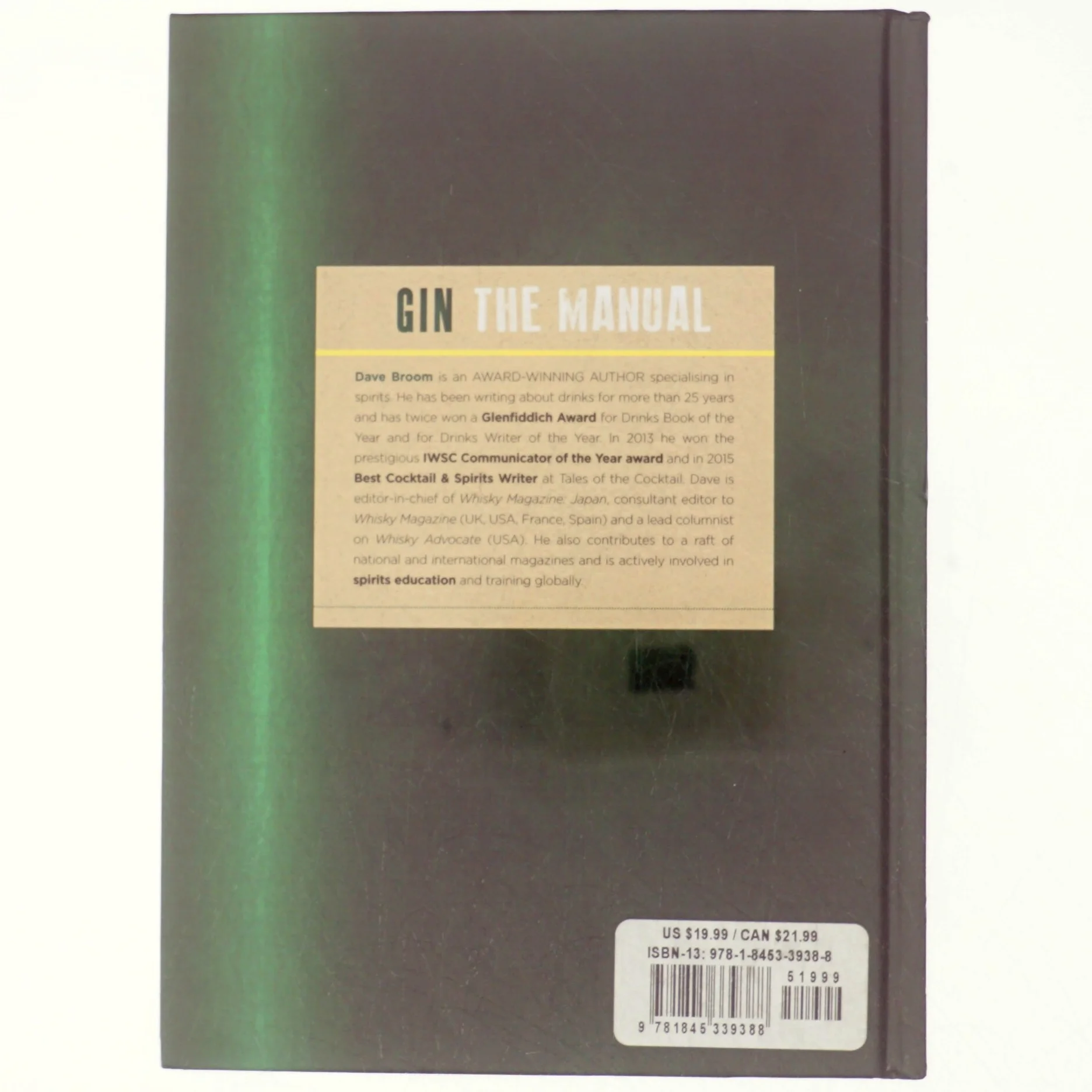 Gin : the manual af Dave Broom (Bog)