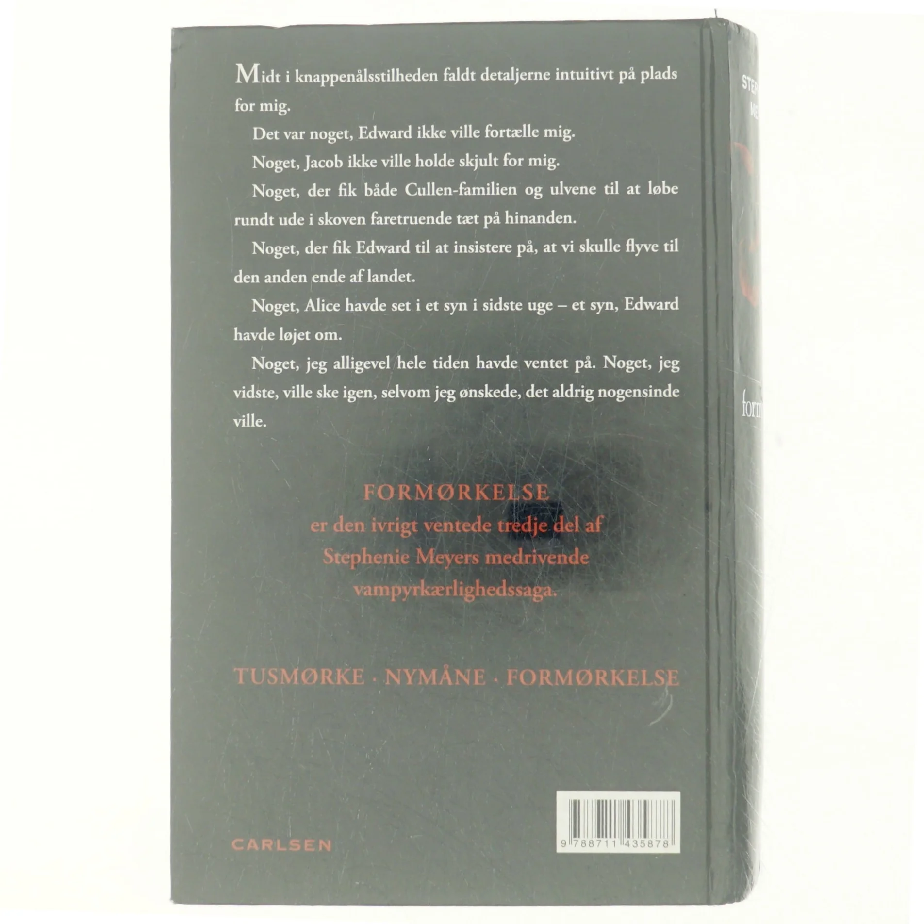 Formørkelse af Stephenie Meyer (Bog)