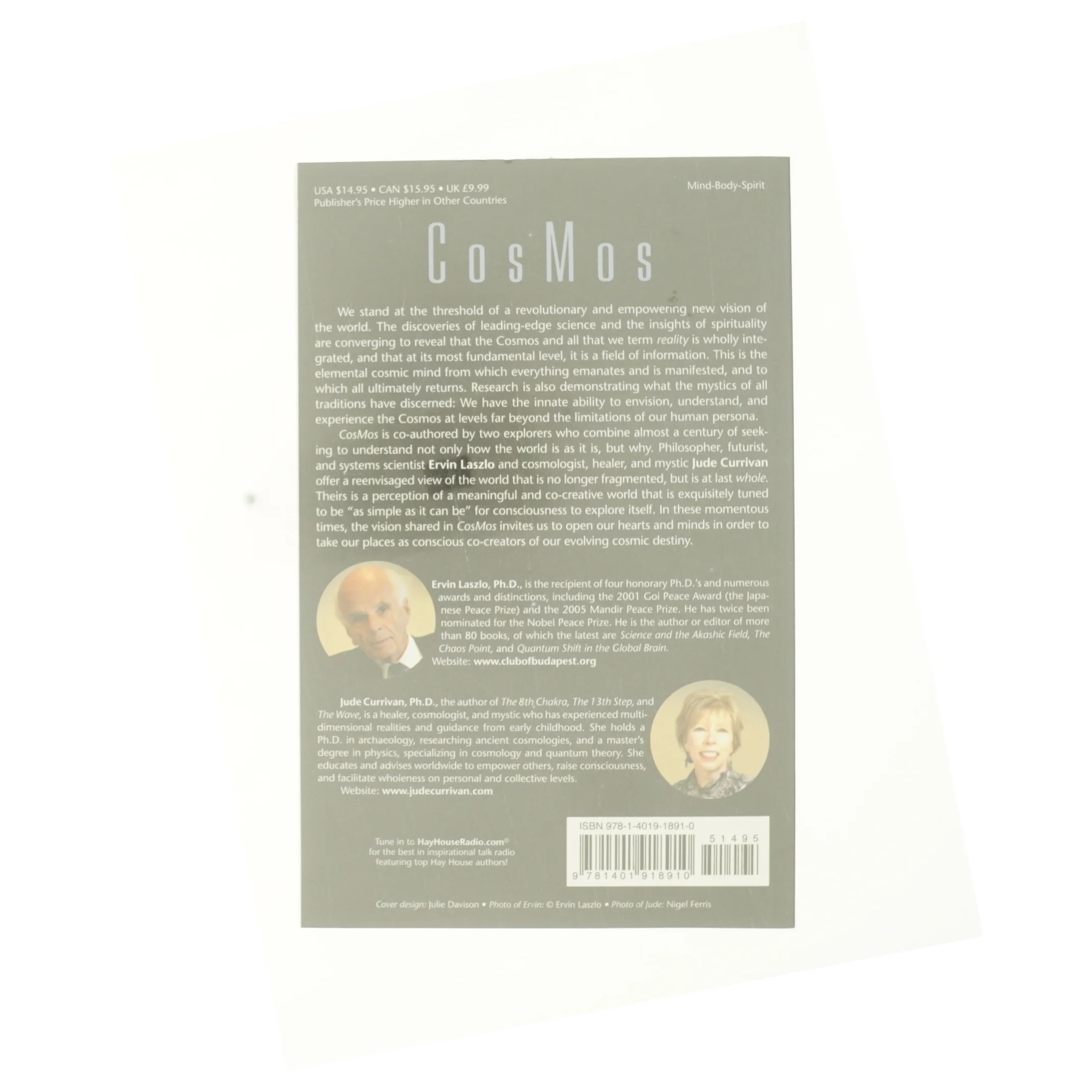 CosMos : a Co-Creator's Guide to the Whole World af Ervin Laszlo Ph.D. (Bog)