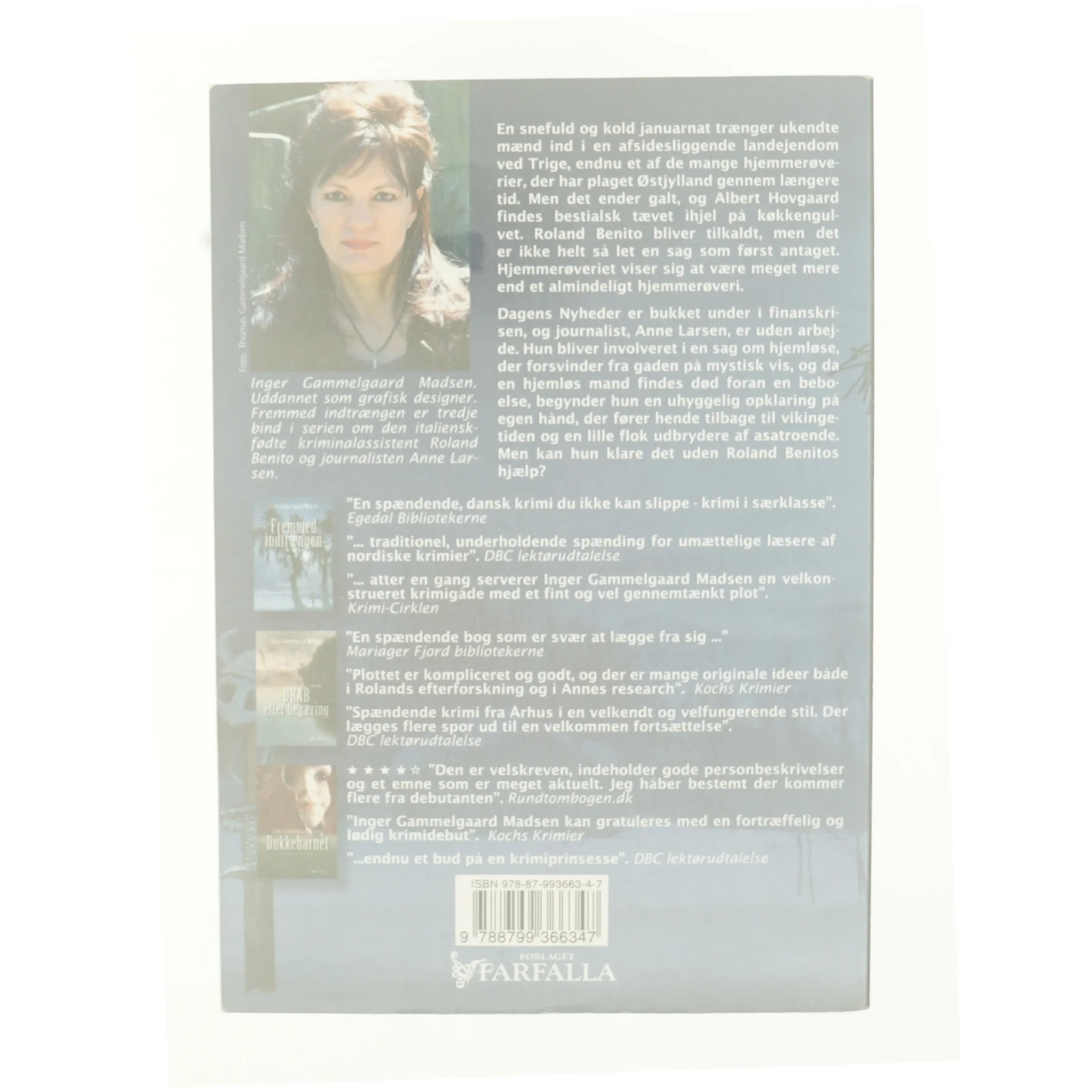 Fremmed indtrængen : kriminalroman af Inger Gammelgaard Madsen (Bog)