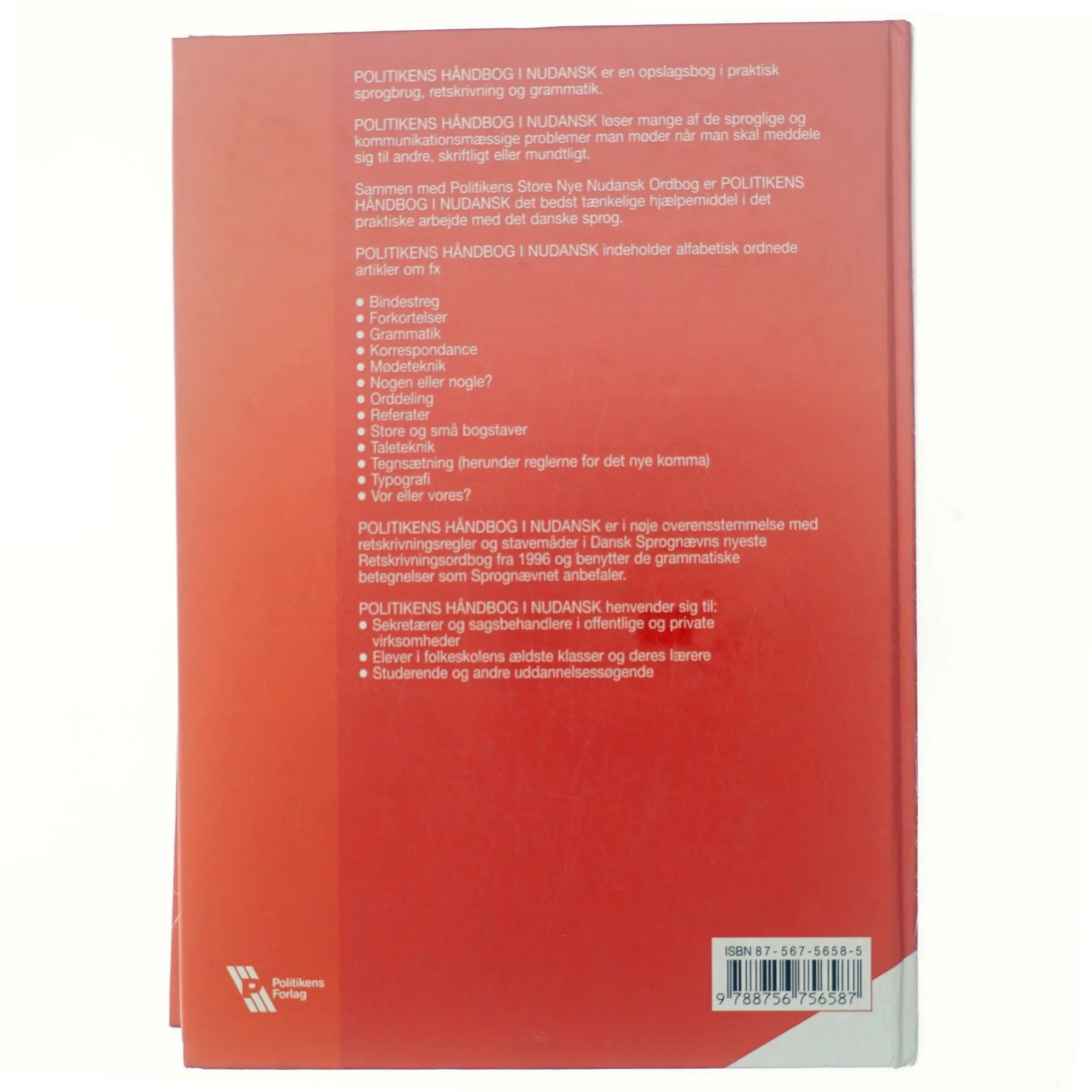 Håndbog i nudansk (Bog)