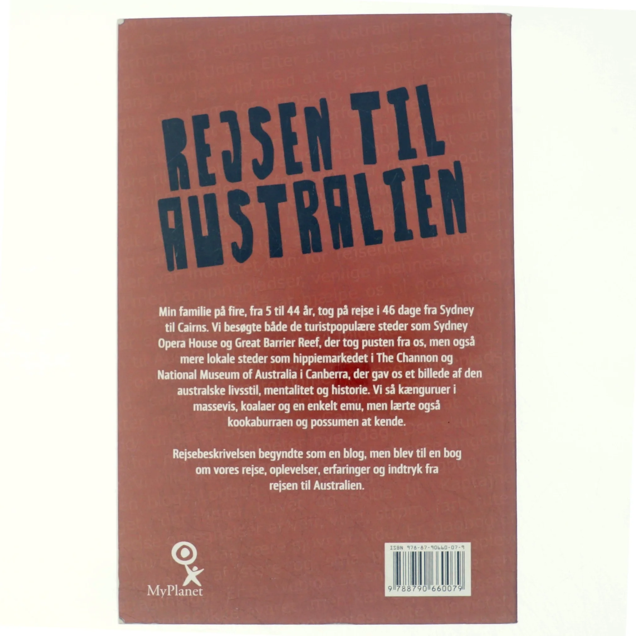 Rejsen til Australien : fra blog til bog om en rejse down under af Arne Tubæk Naamansen (Bog)