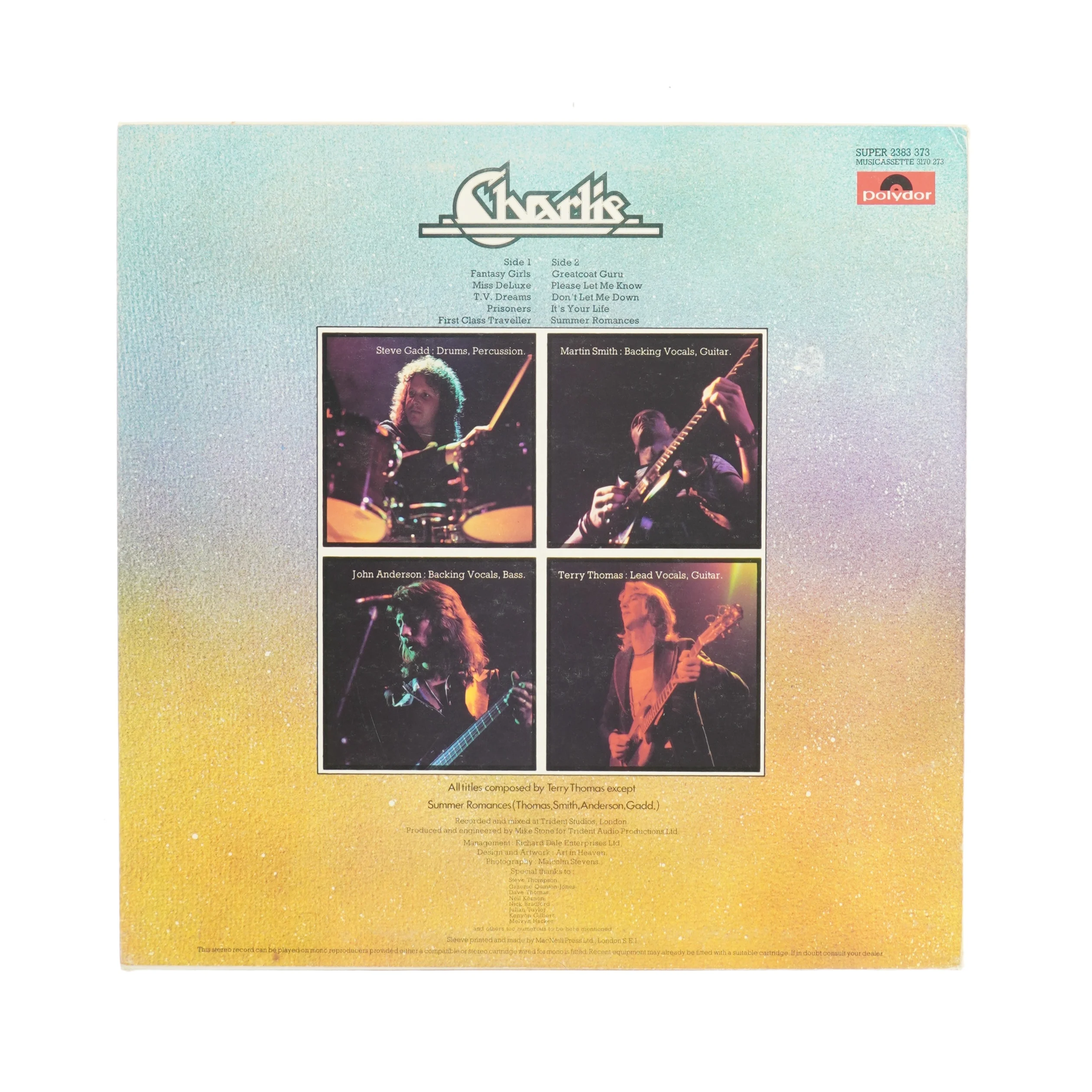 Charlie Fantasy Girls Vinylplade