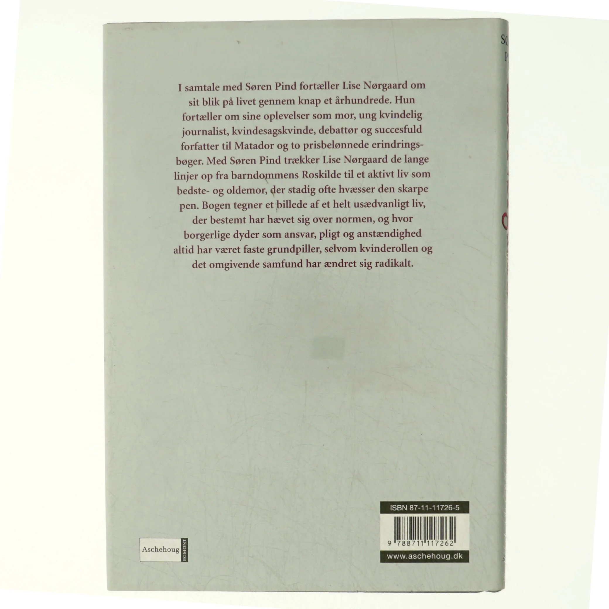 Lise Nørgaard af Søren Pind (Bog)