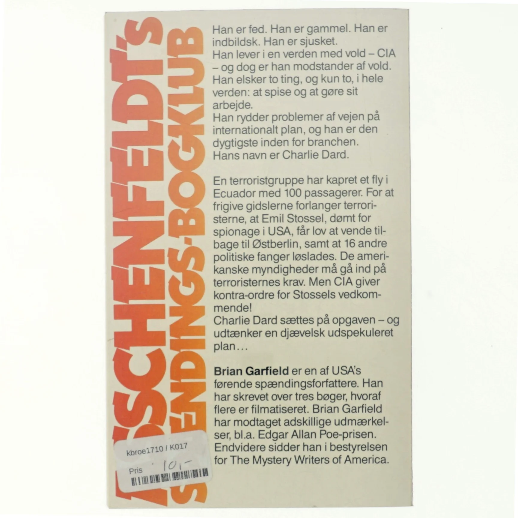 Checkpoint Charlie af Brian Garfield