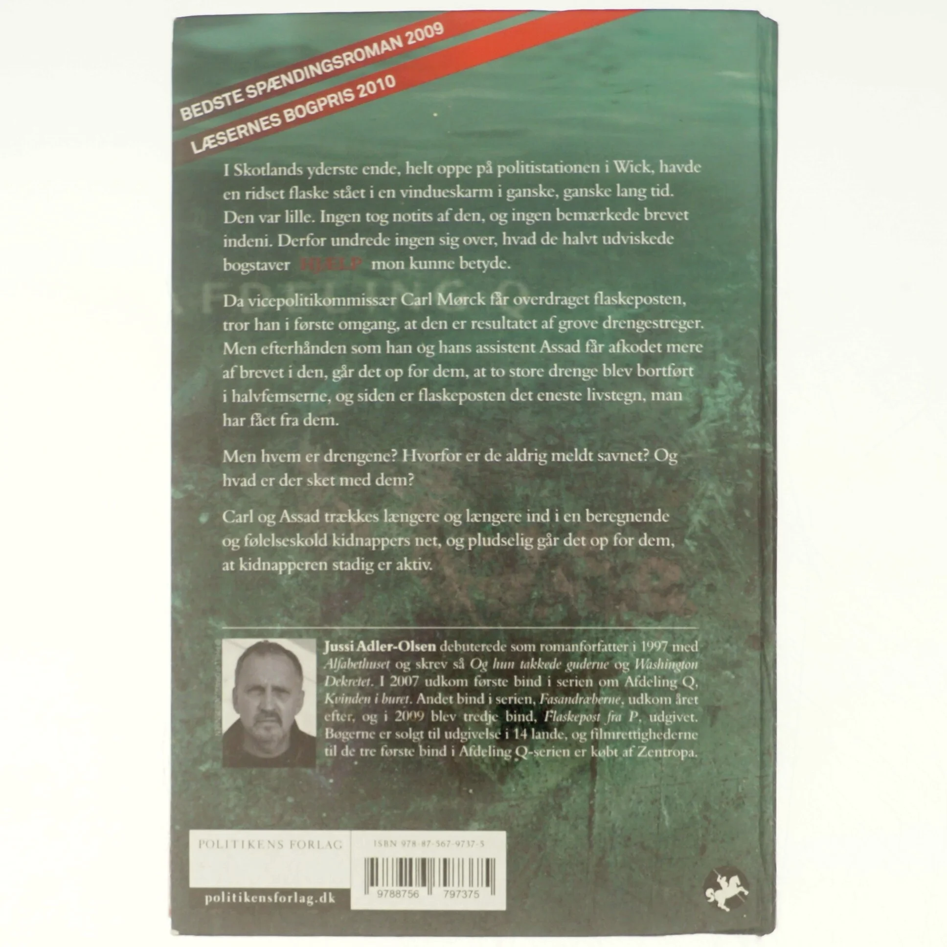 Flaskepost fra P af Jussi Adler-Olsen (Bog)