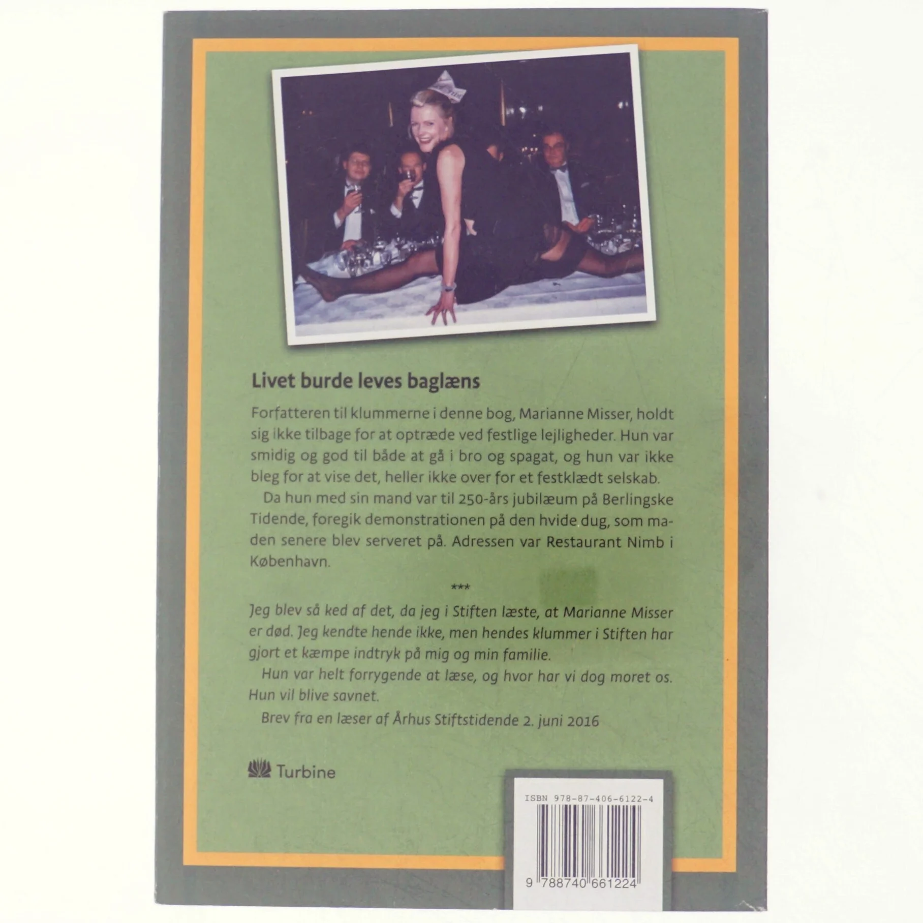 Livet burde leves baglæns af Marianne Misser (f. 1953) (Bog)