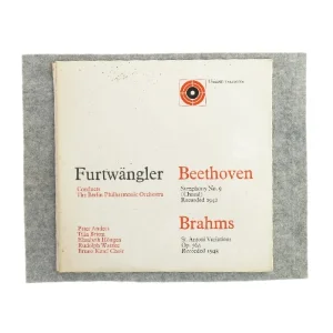 Furtwängler Beethoven Brahms vinylplade