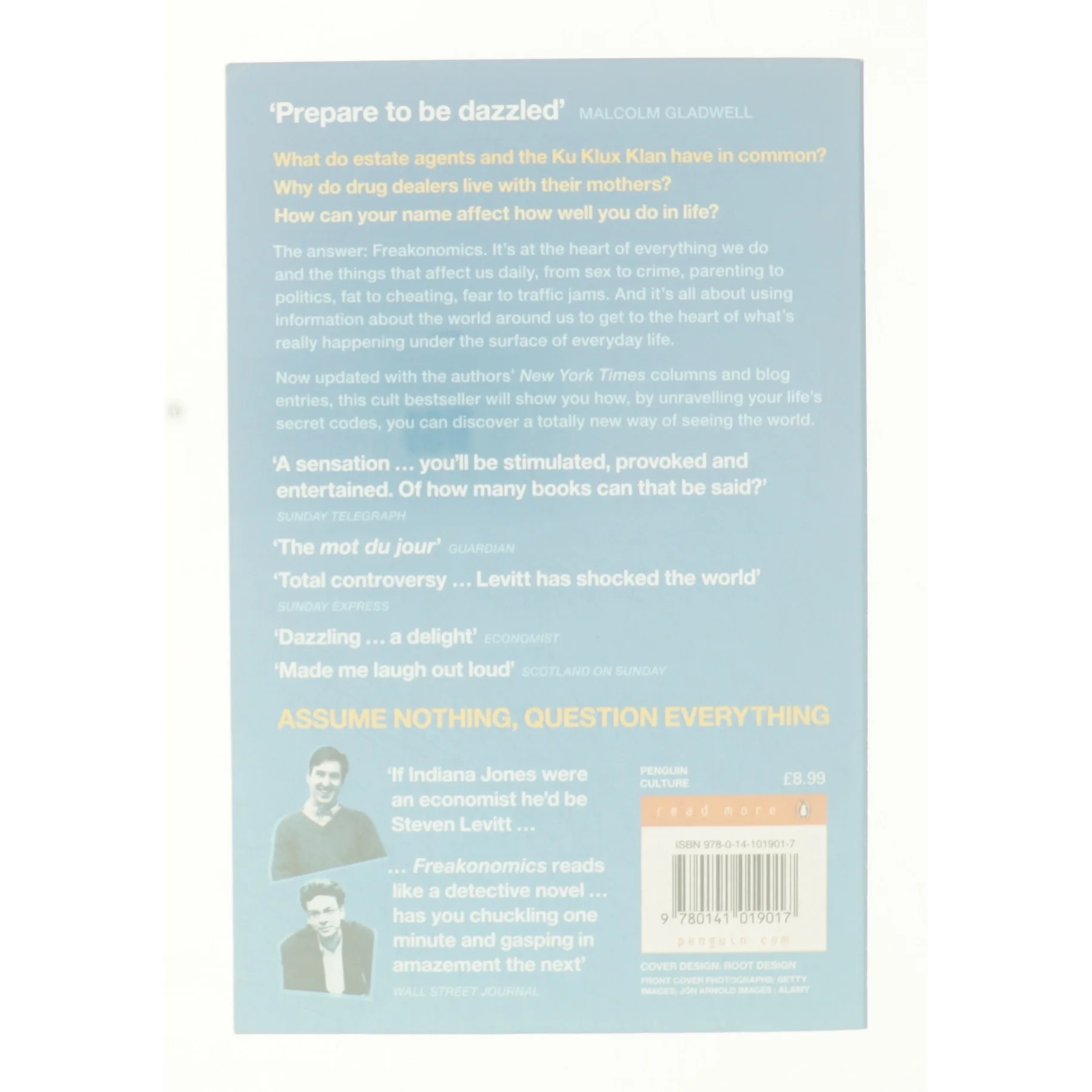 Freakonomics : a rouge economist explores the hidden side of everything (Bog)