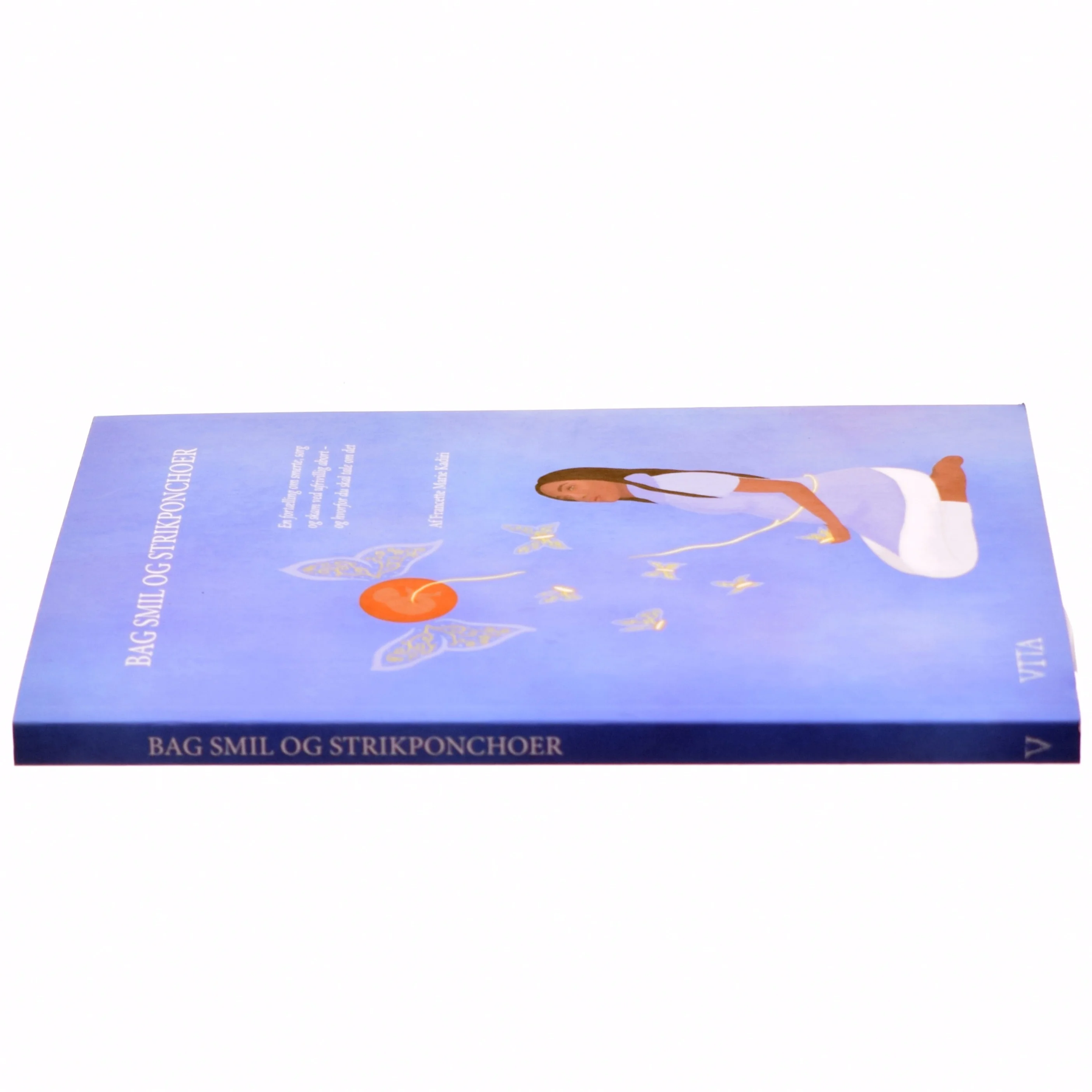 Bag smil og strikponchoer : en fortælling om smerte, sorg og skam ved ufrivillig abort - og hvorfor du skal tale om det af Francette Marie Kadiri (Bog)