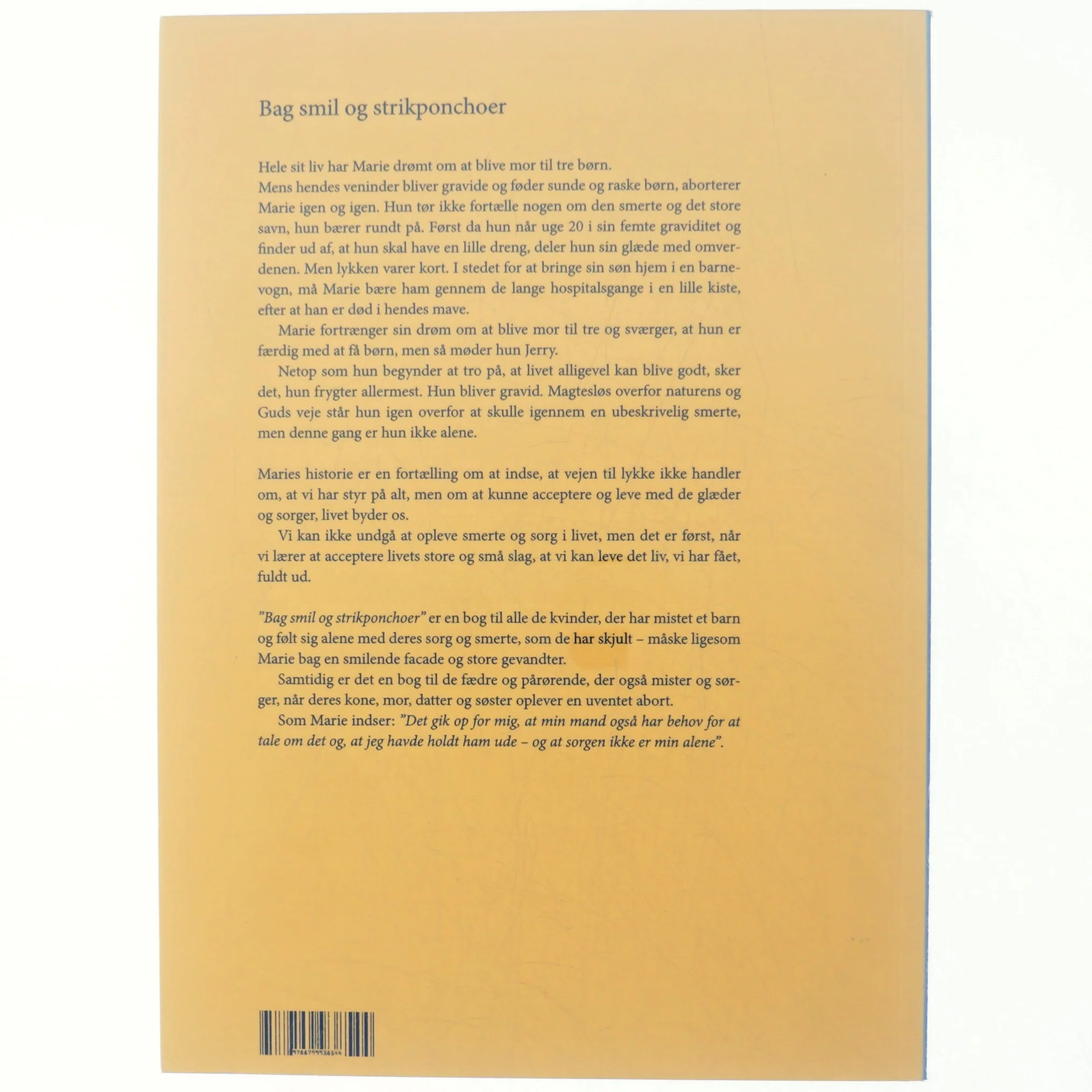 Bag smil og strikponchoer : en fortælling om smerte, sorg og skam ved ufrivillig abort - og hvorfor du skal tale om det af Francette Marie Kadiri (Bog)