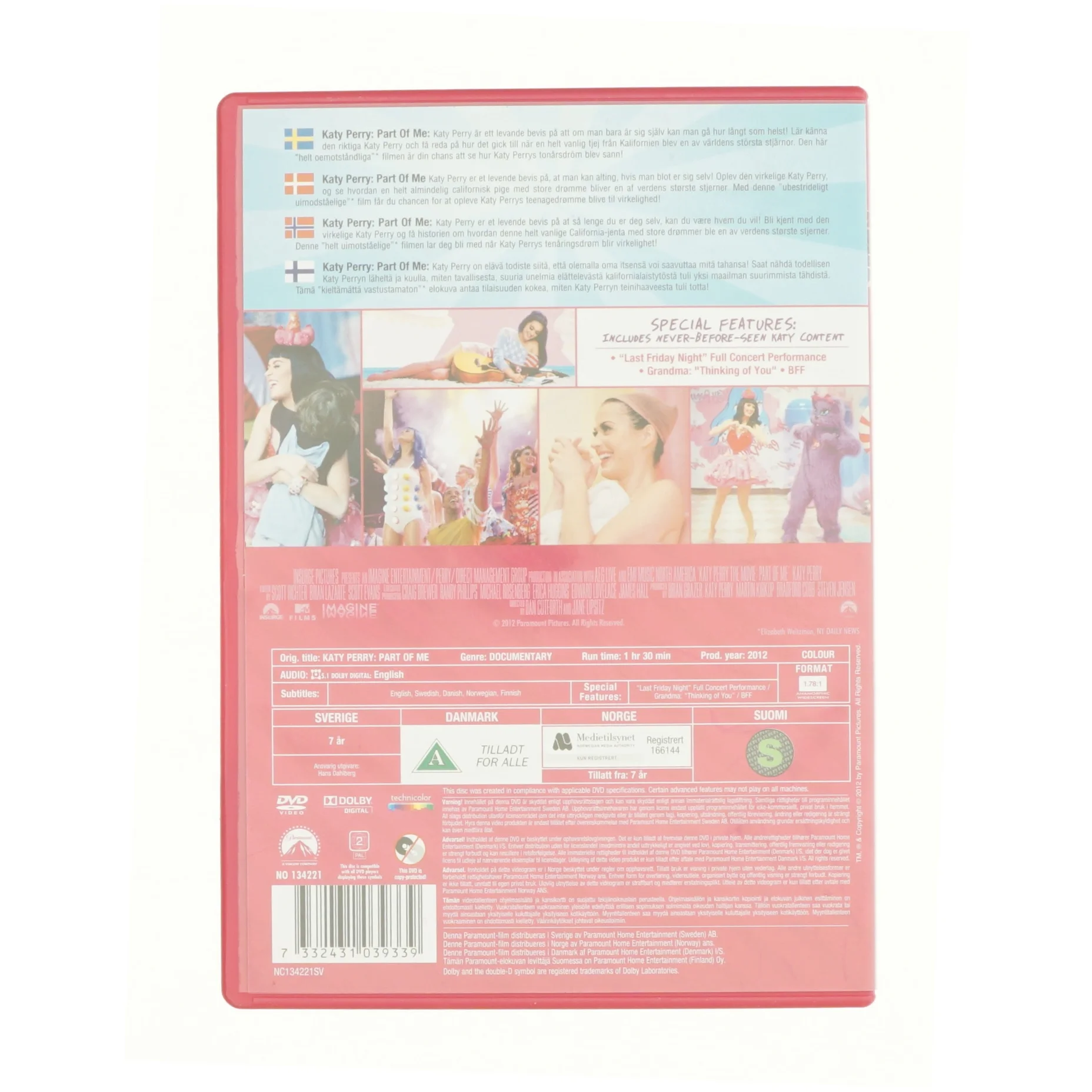 KATY PERRY: THE MOVIE PART OF ME