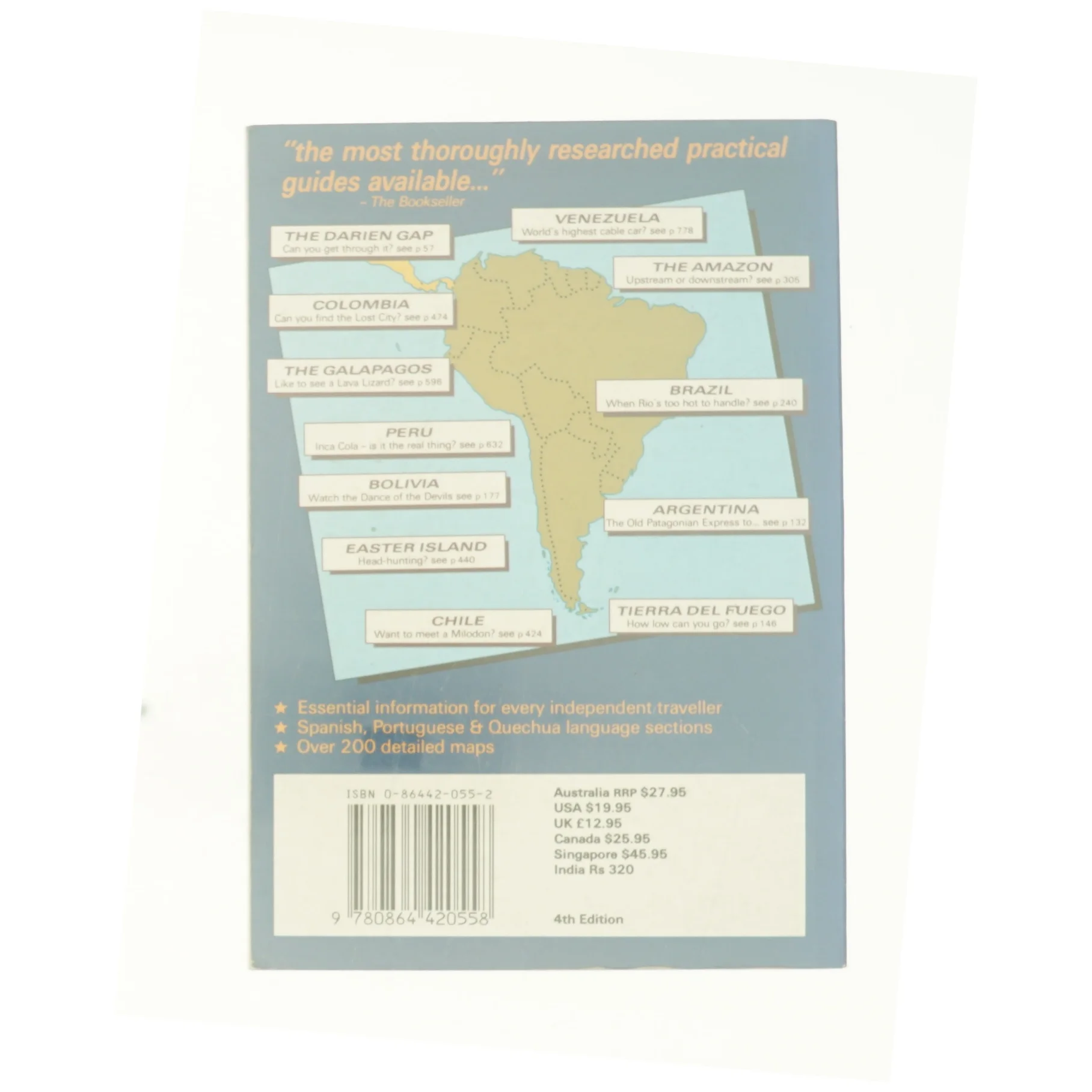 South America on a Shoestring af Geoff Crowther (Bog)