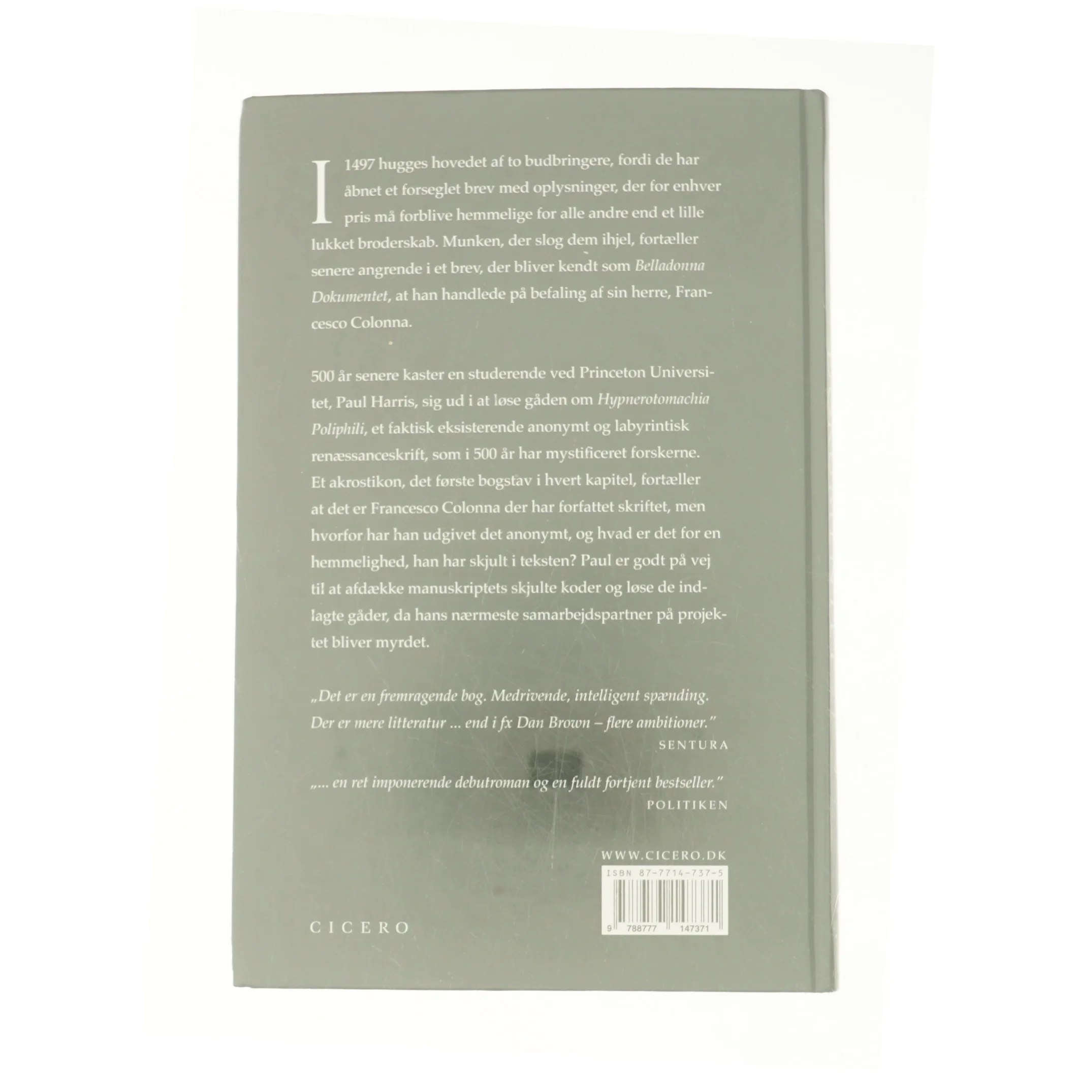 Belladonna dokumentet af Jan Caldwell og Dustin Thomason fra Bog