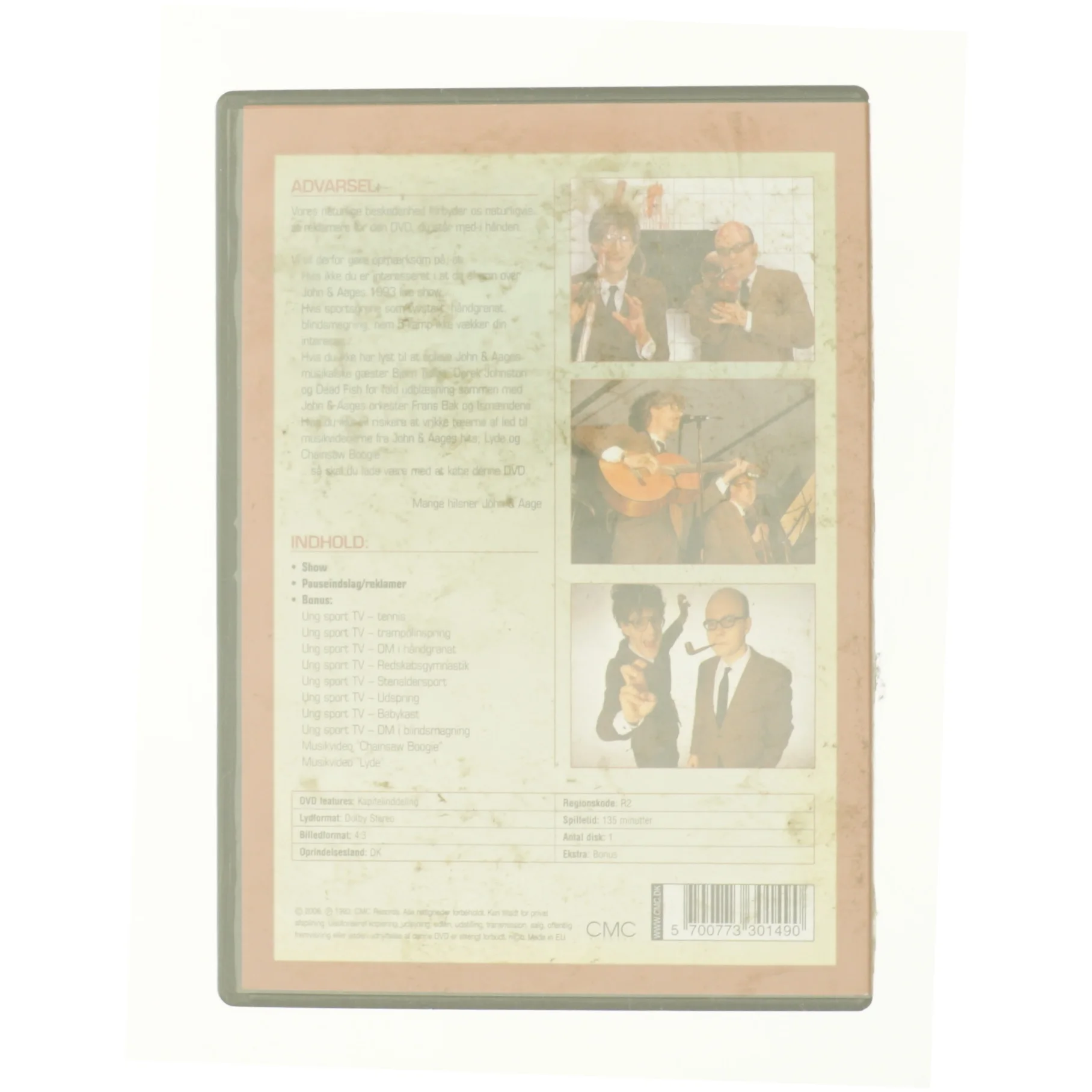 In "Live" med Band - Tour 1993 fra DVD