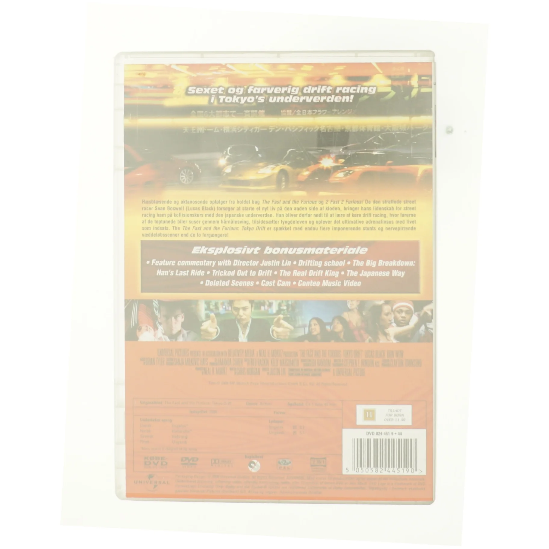 Fast & Furious-tokyo Drift fra DVD