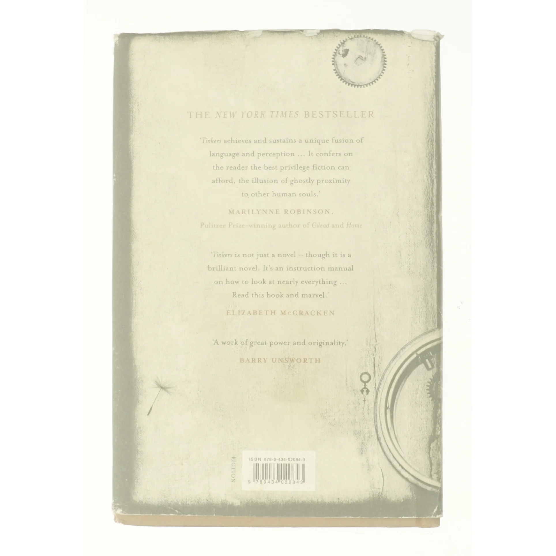 Tinkers by Paul Harding (Bog)