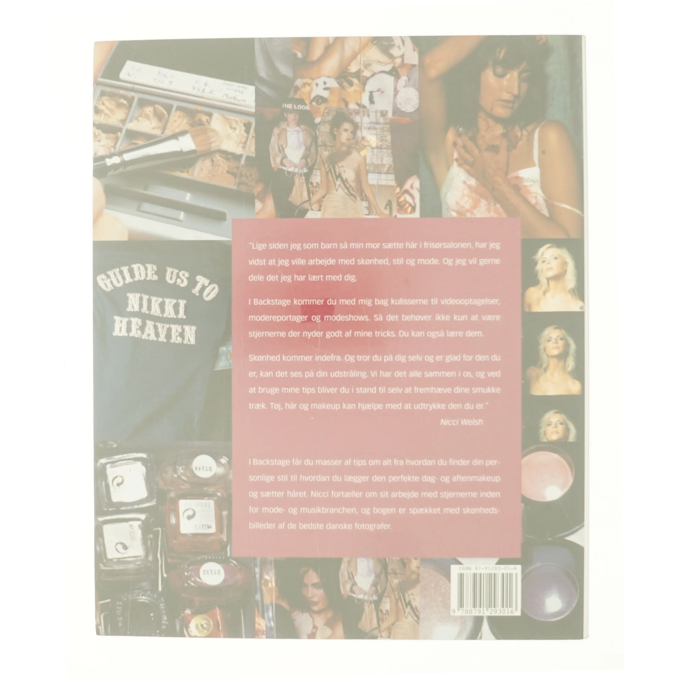 Back stage af Nicci Welsh (Bog)