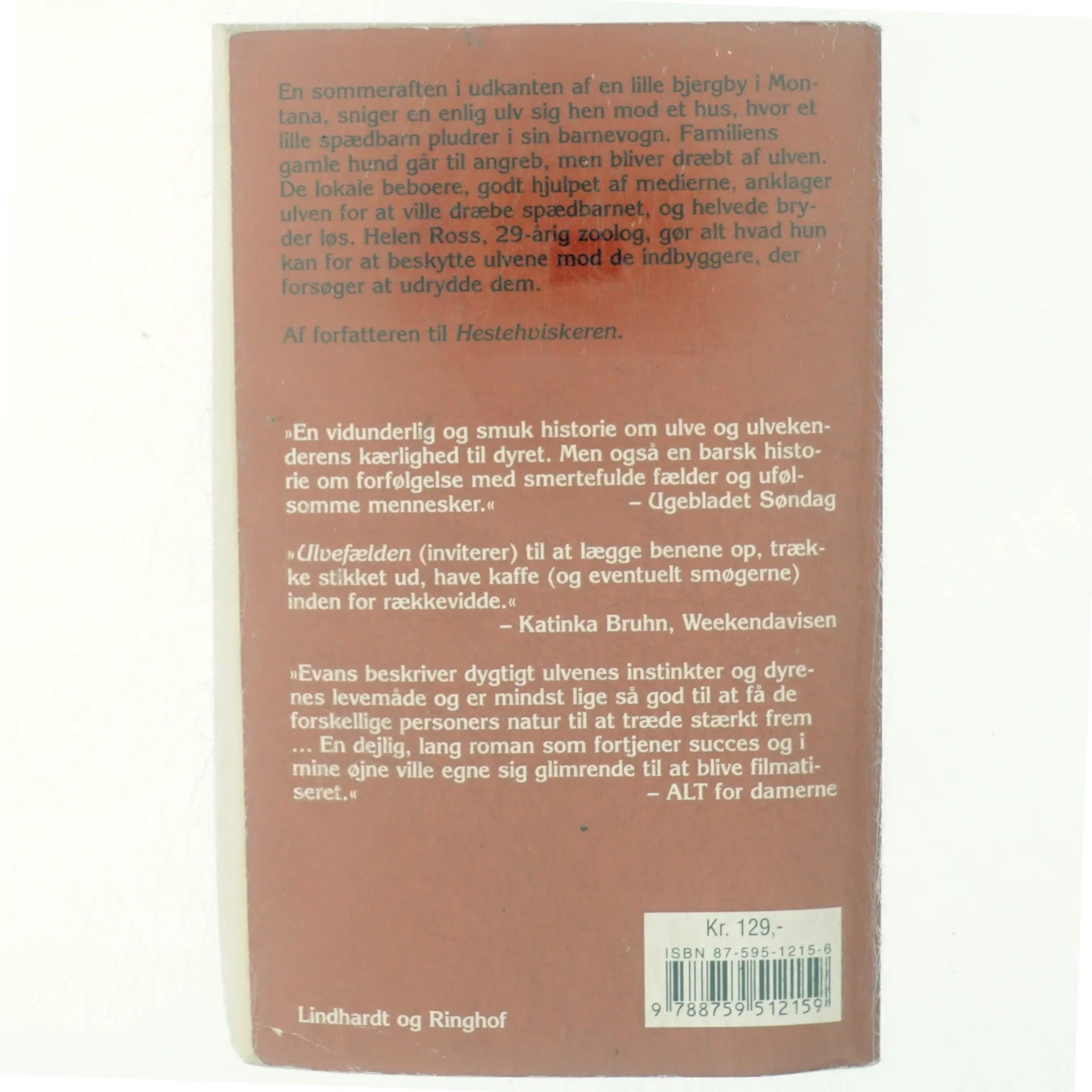 Ulvefælden af Nicholas Evans (Bog)