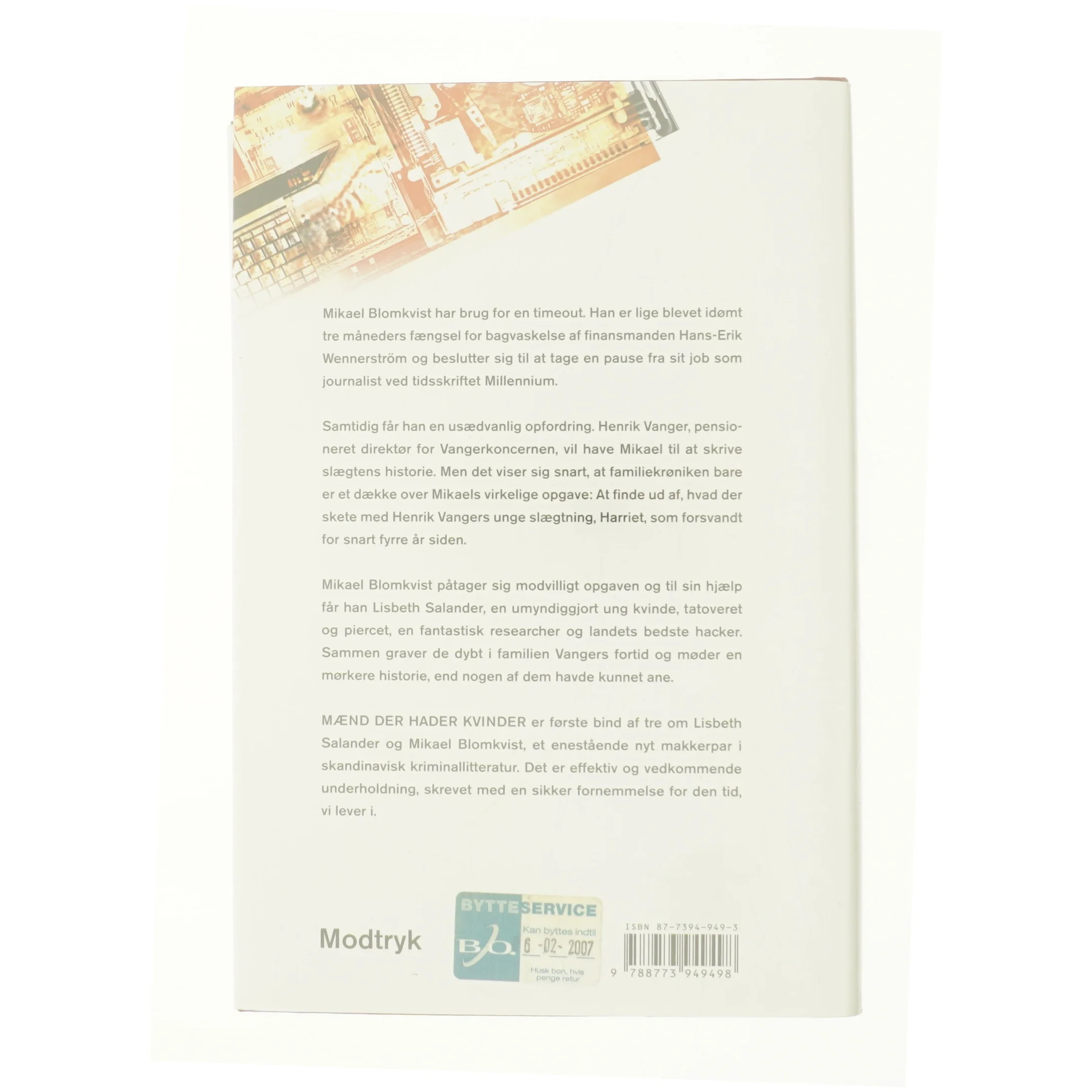 Maend Der Hader Kvinder af Stieg Larsson (Bog)