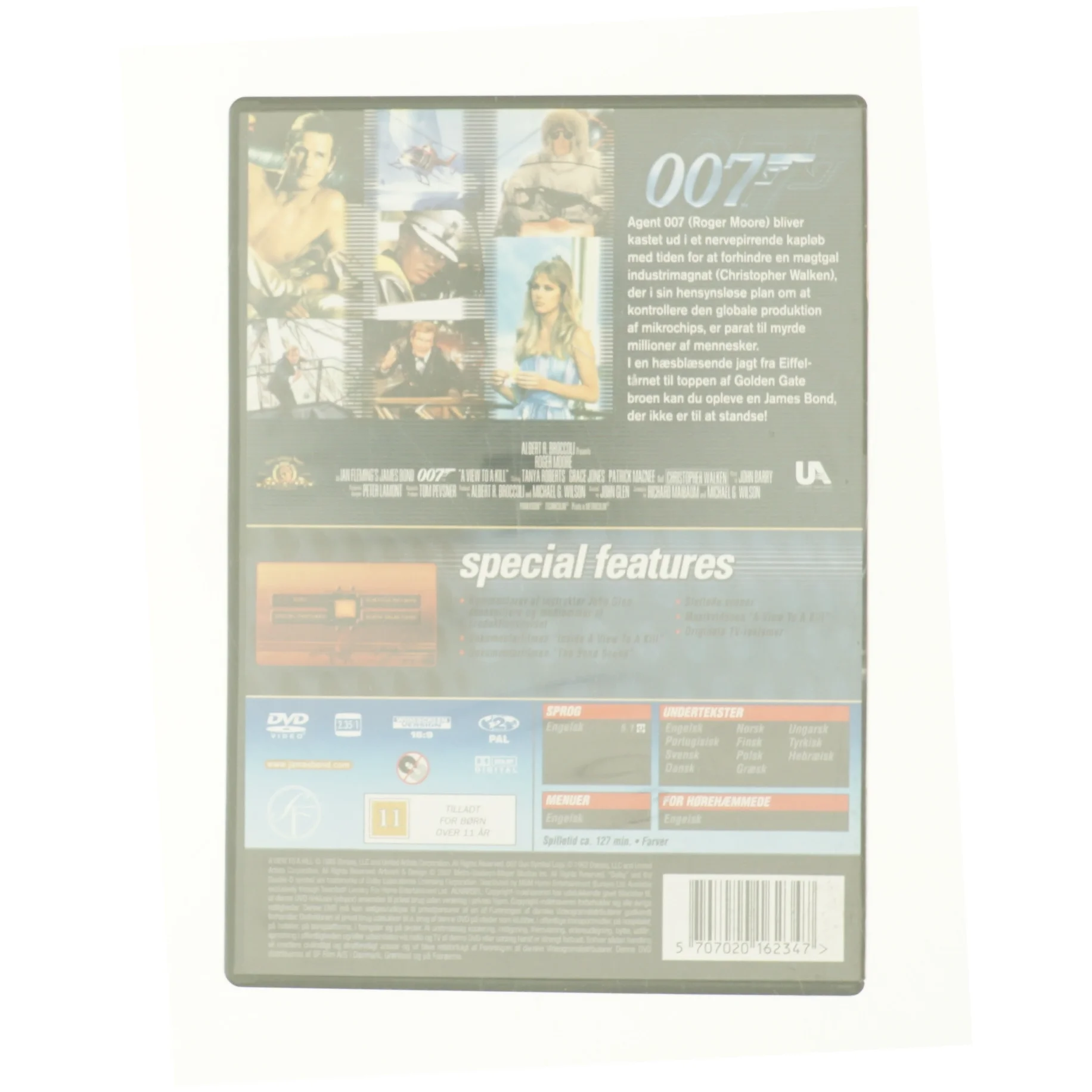 Agent 007 - a View to a Kill fra DVD
