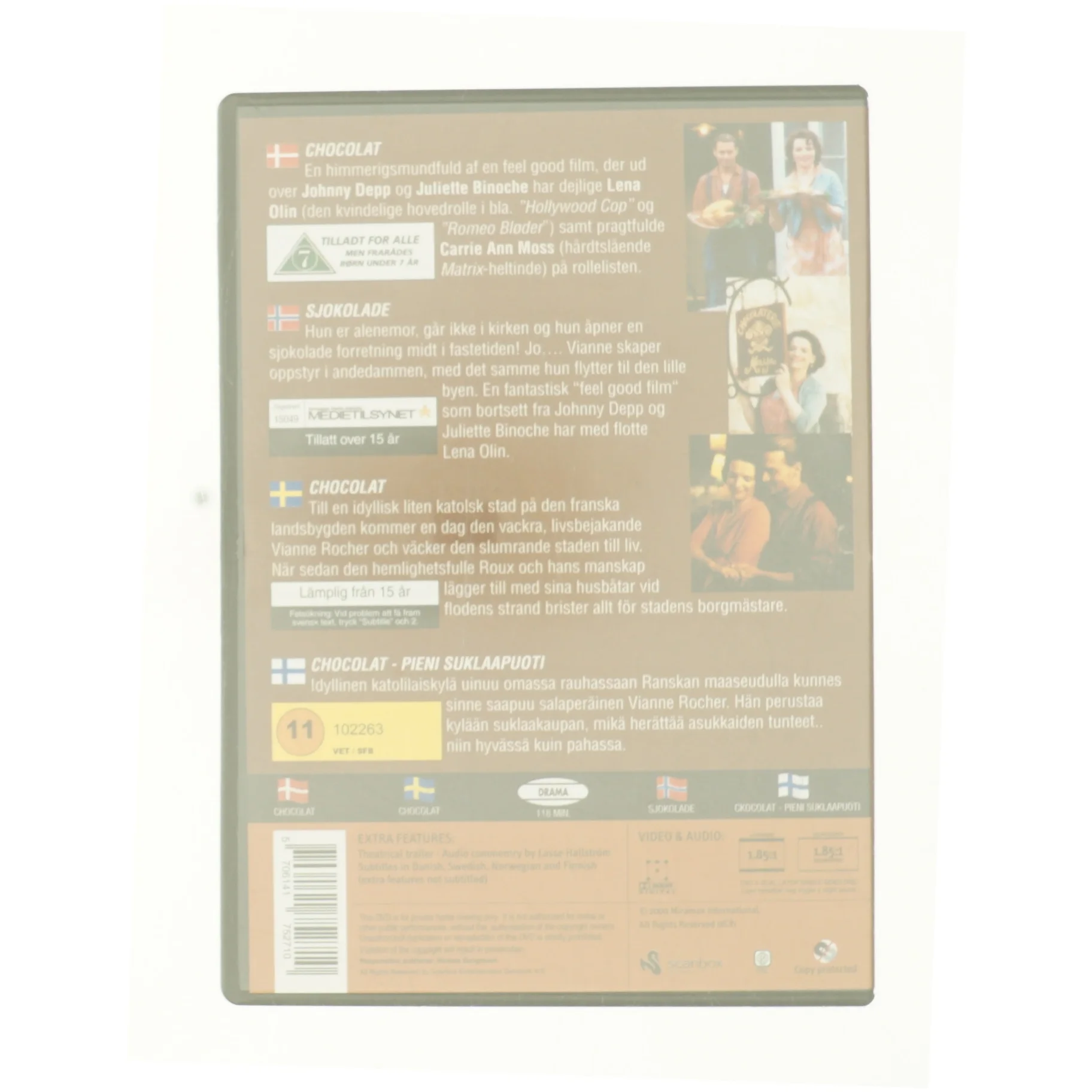 Chocolat  fra dvd
